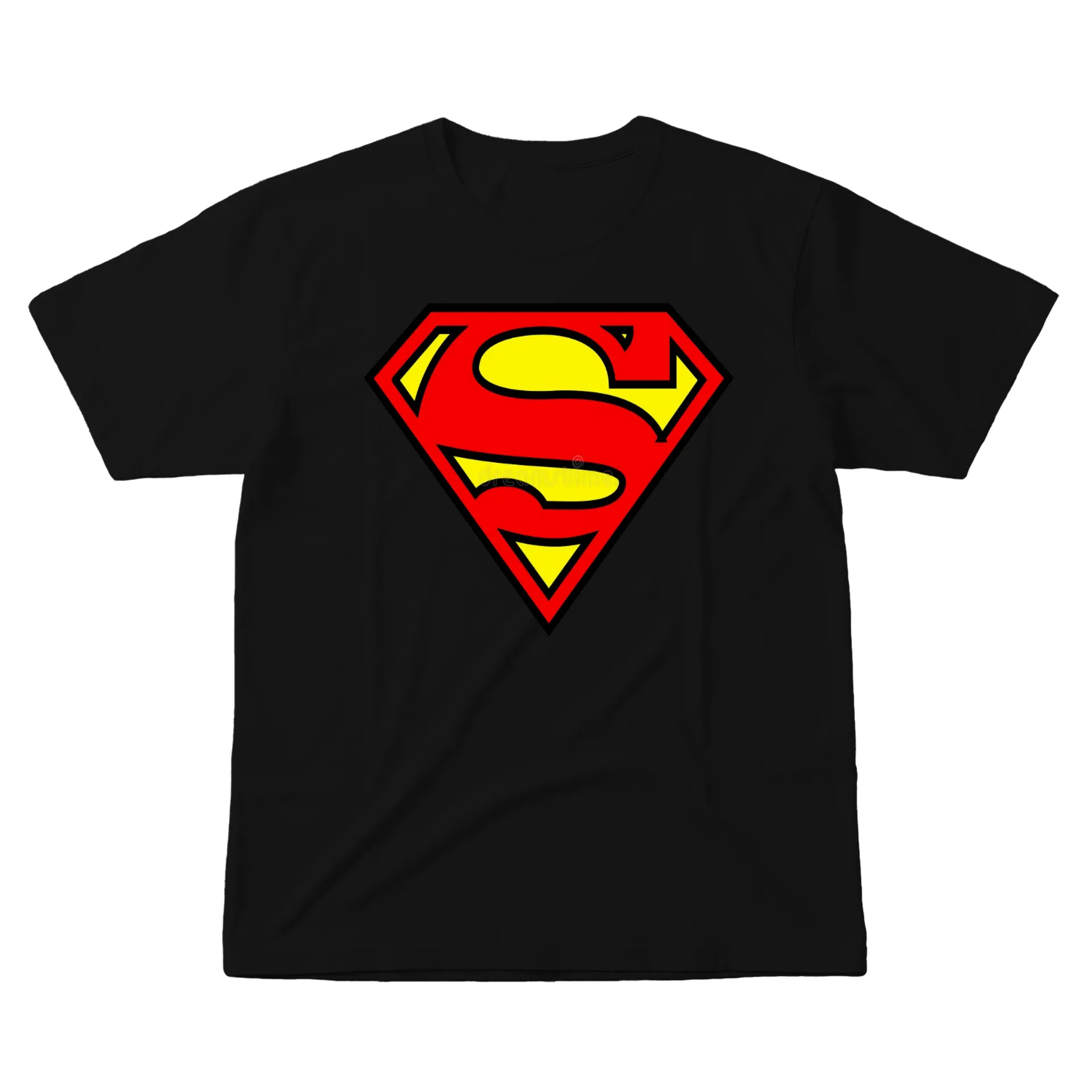 Camiseta Super-herói Estampa Logo 100% Algodão - Imagem 1