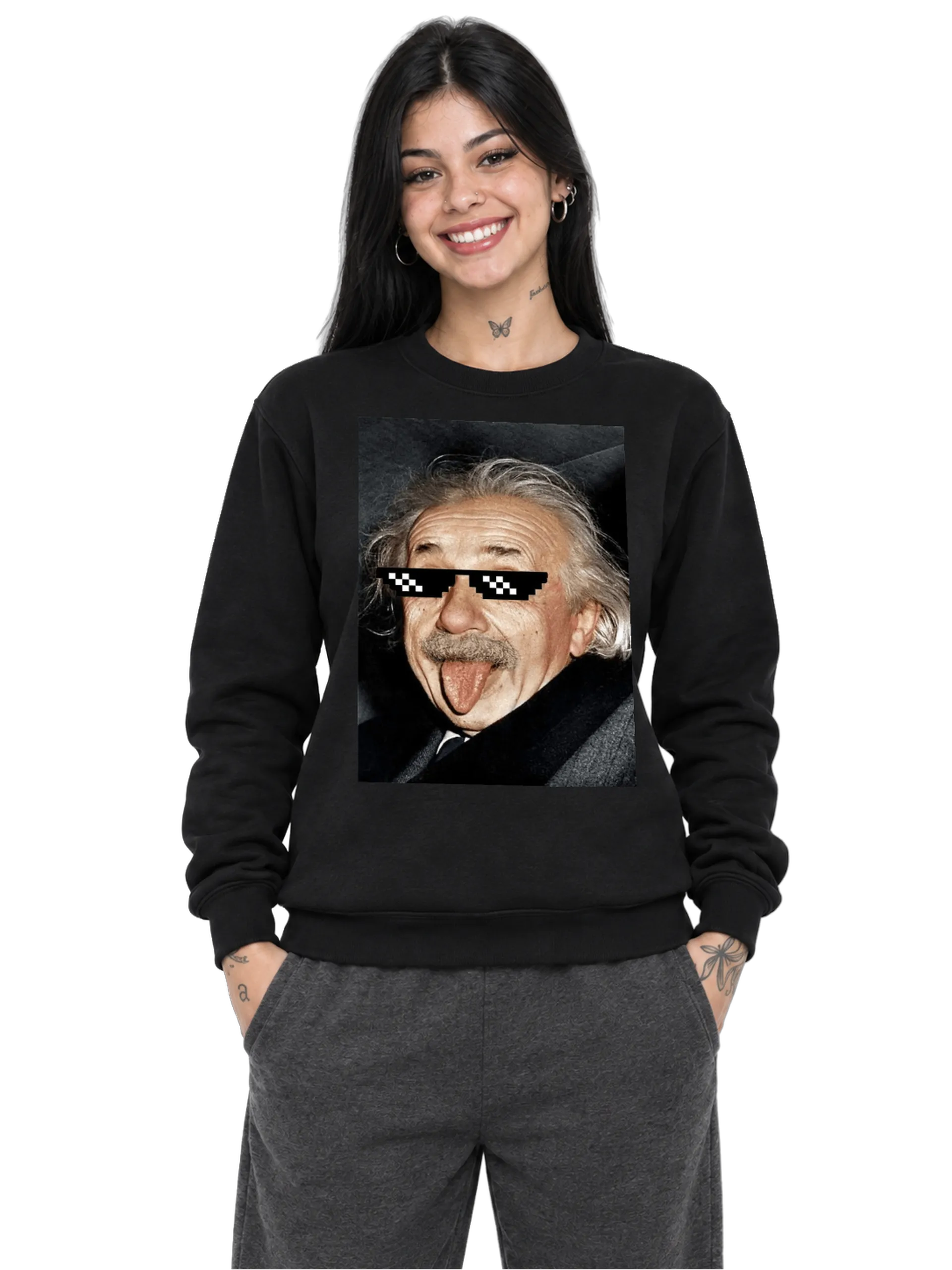 Suéter Moletom Albert Einstein - Imagem 1