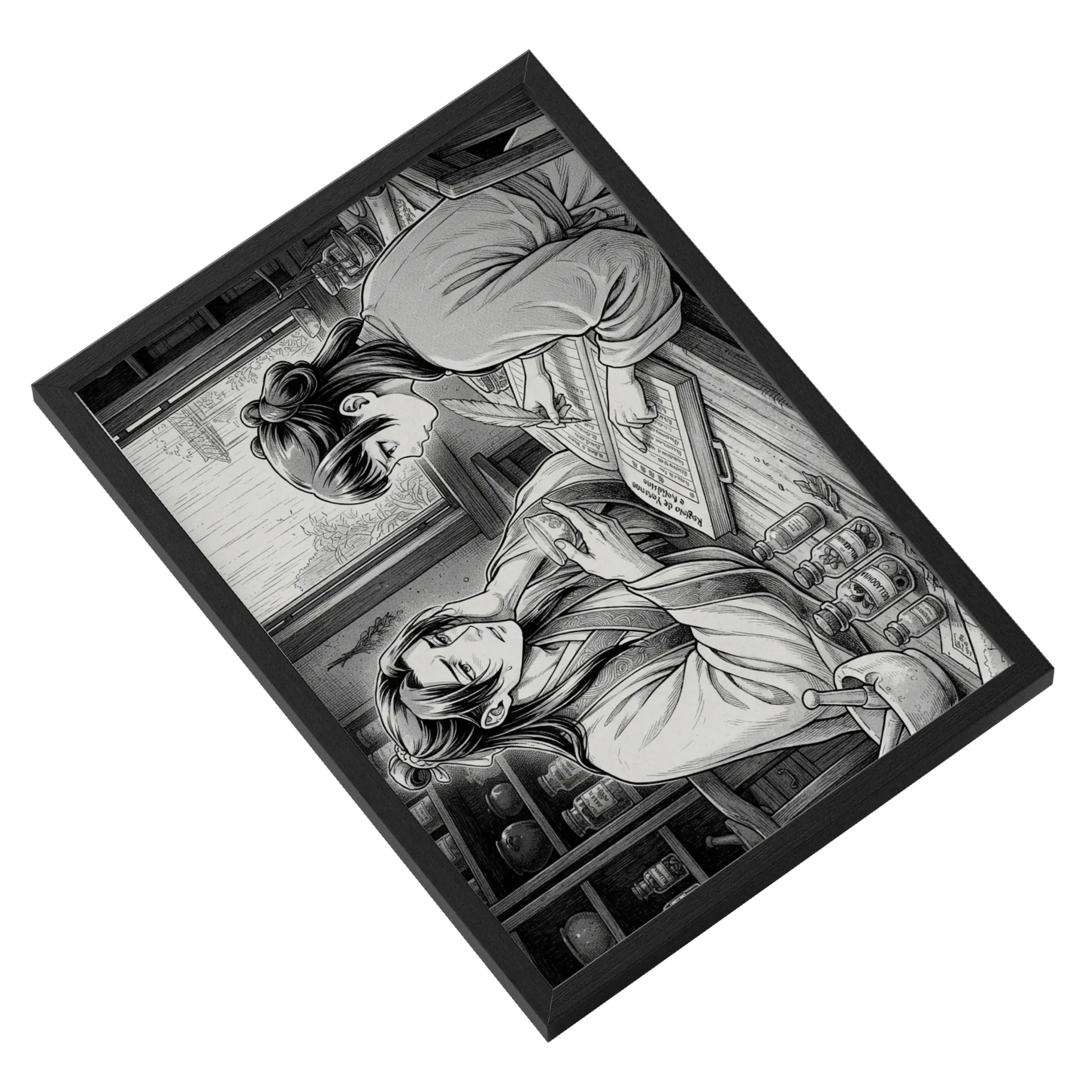 Quadro A3 vidro - Apotecaria - Imagem 2