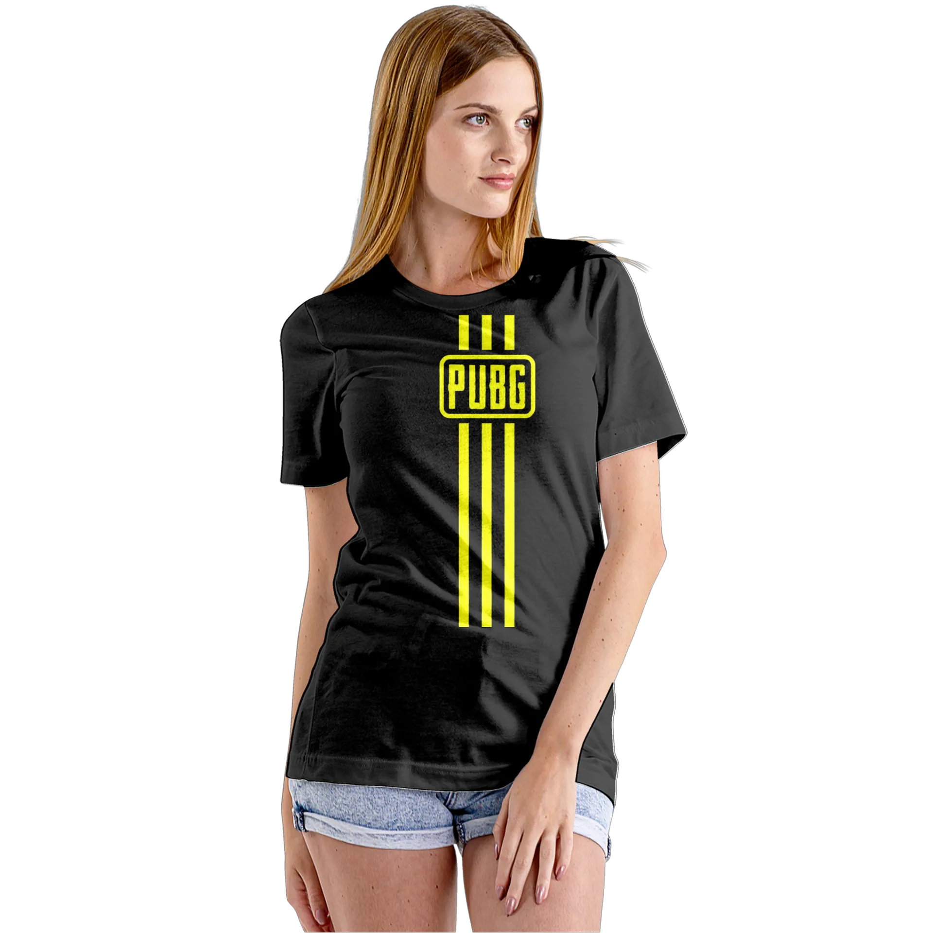 Camiseta Babylook Logo PUBG Tipográfico 100% Algodão - Imagem 5