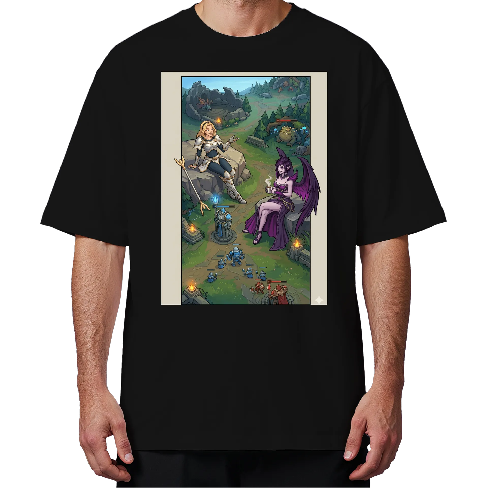 Camiseta Oversized LoL - Imagem 4