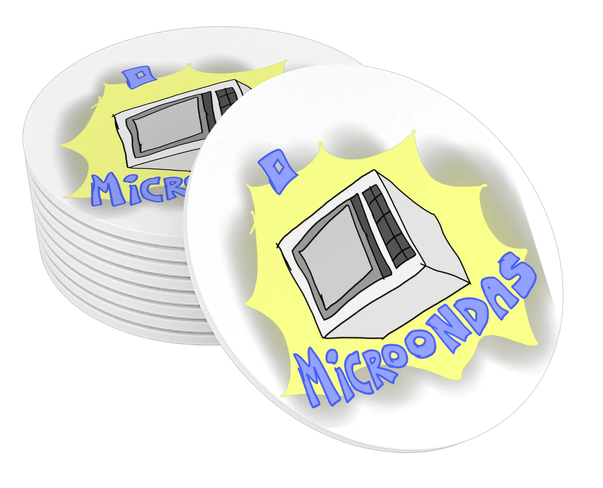 Porta Copo "O MICROONDAS: de Nicole Productions Store — imagem 1 de 3