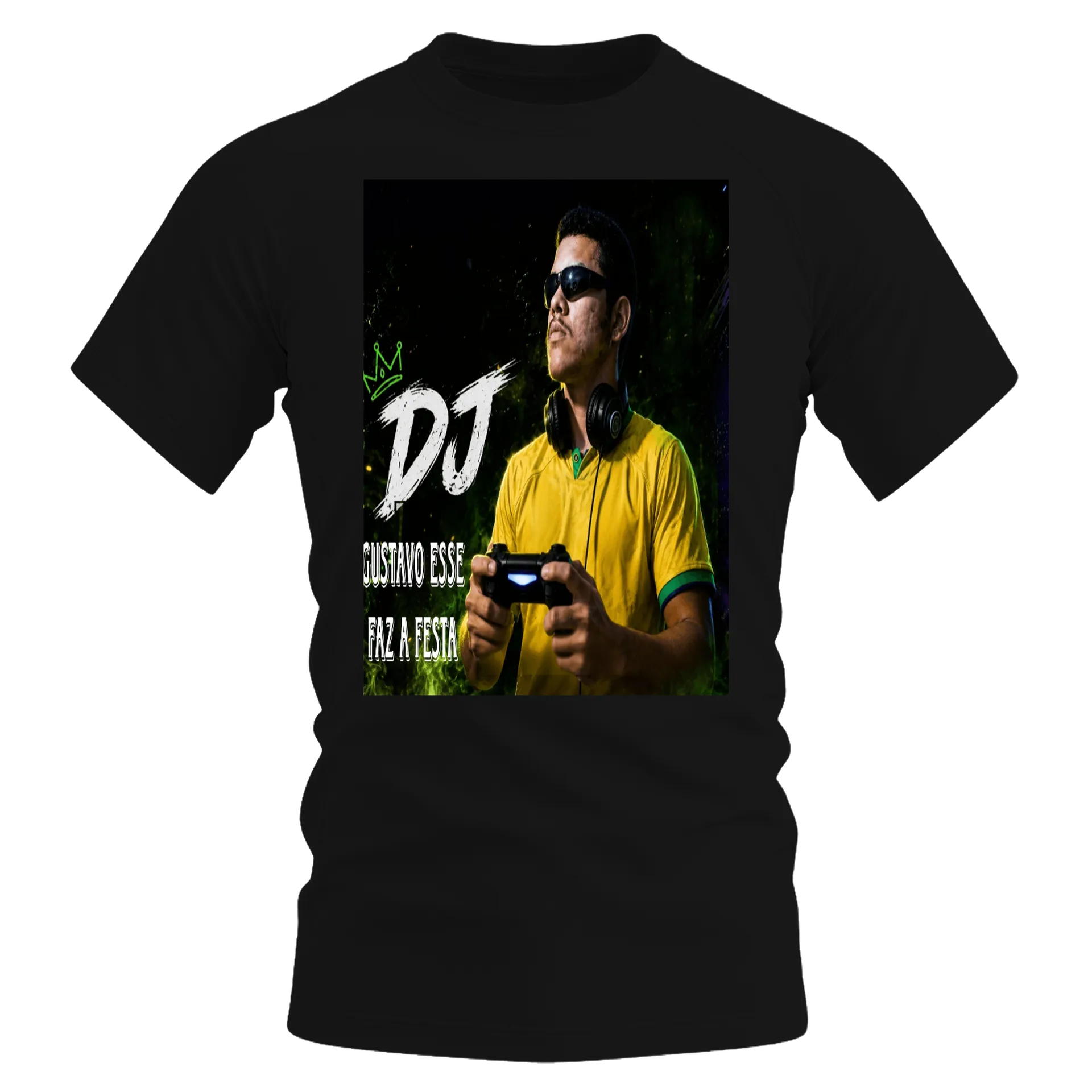 Camiseta DryFit de DJ Gustavo Esse Faz a Festa Store 🛍️ — imagem 1 de 6