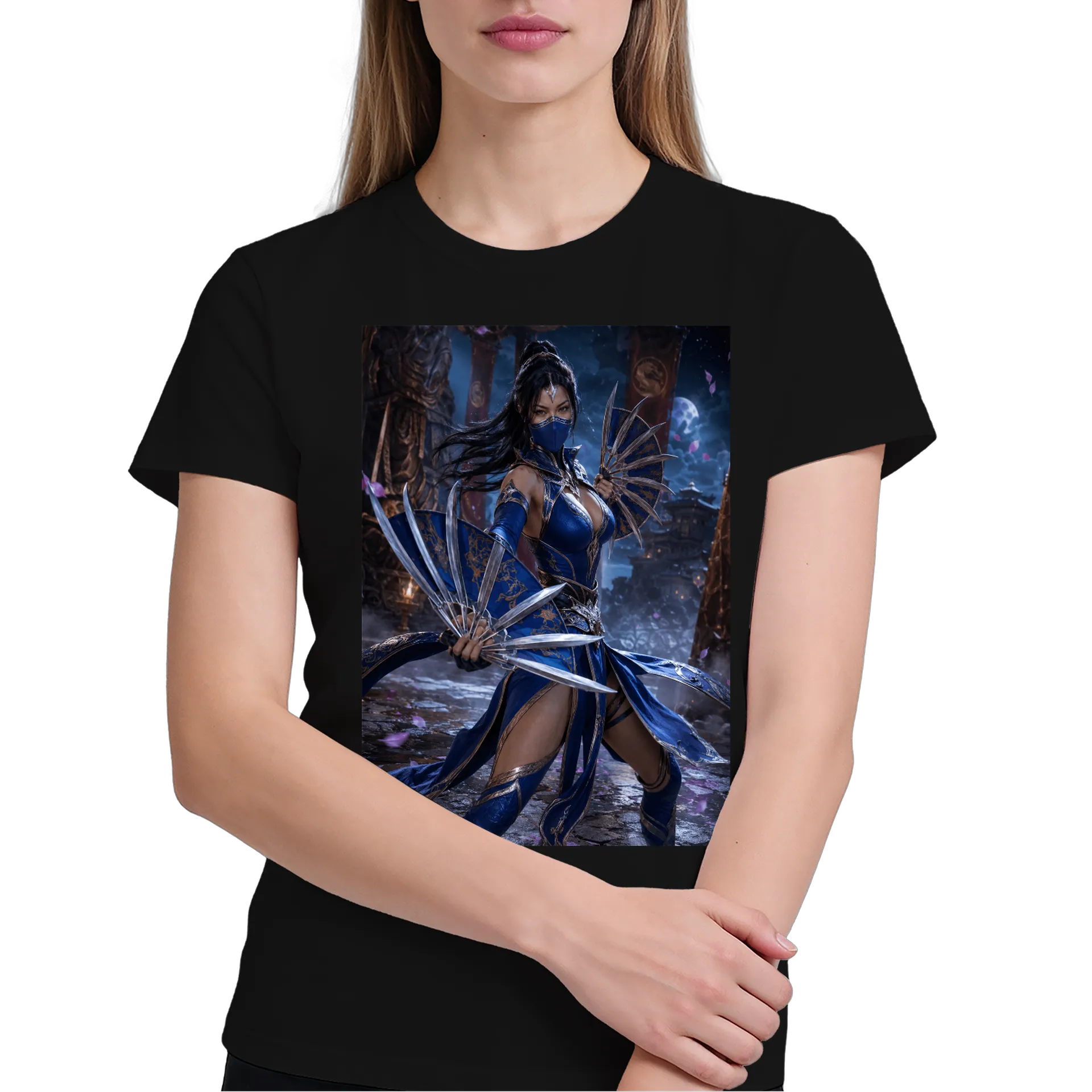 Camiseta personalizada Kitana mortal kombat de Nathan — imagem 3 de 6