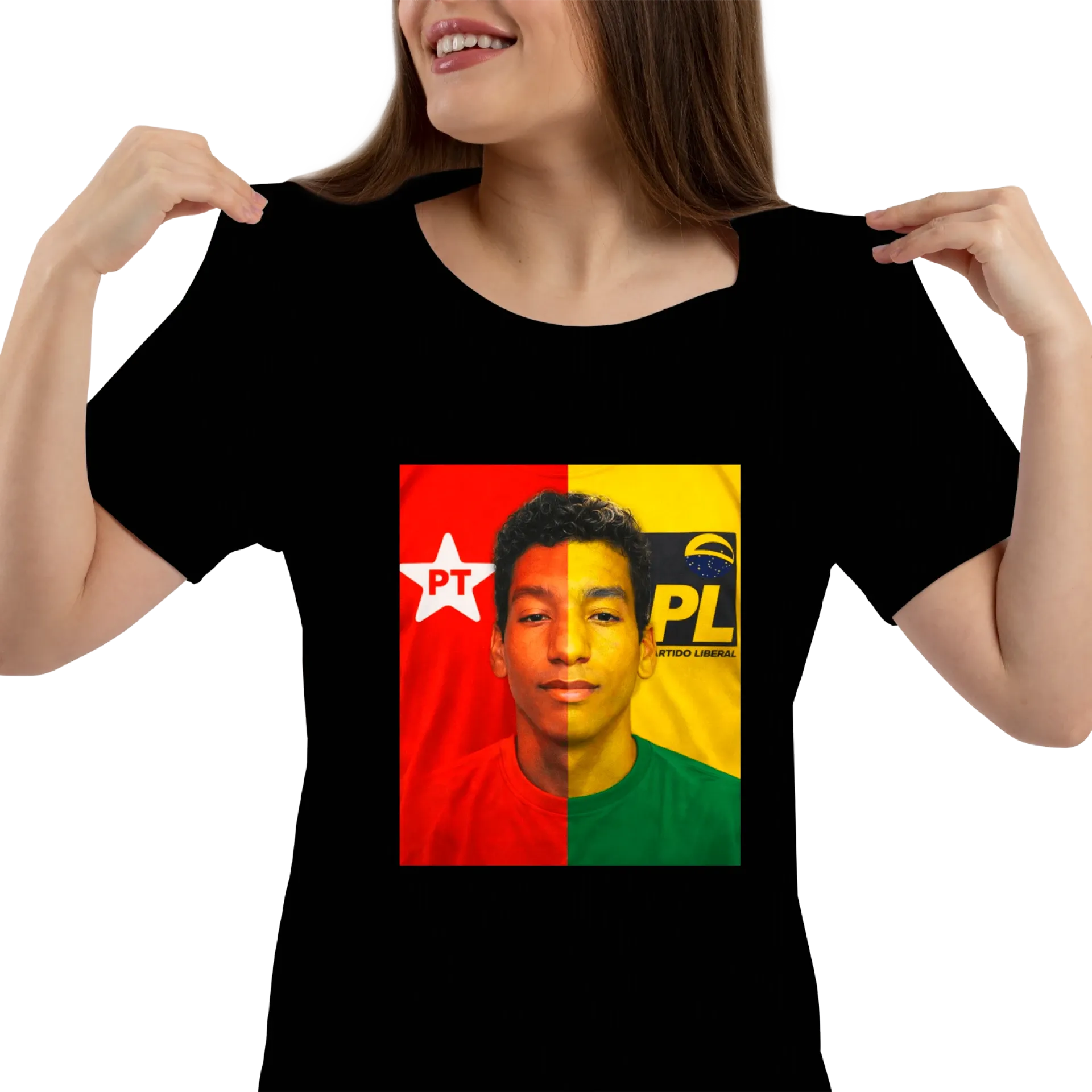 Camiseta Personalizada Premium com Estampa PT e PL de PK7OFC
