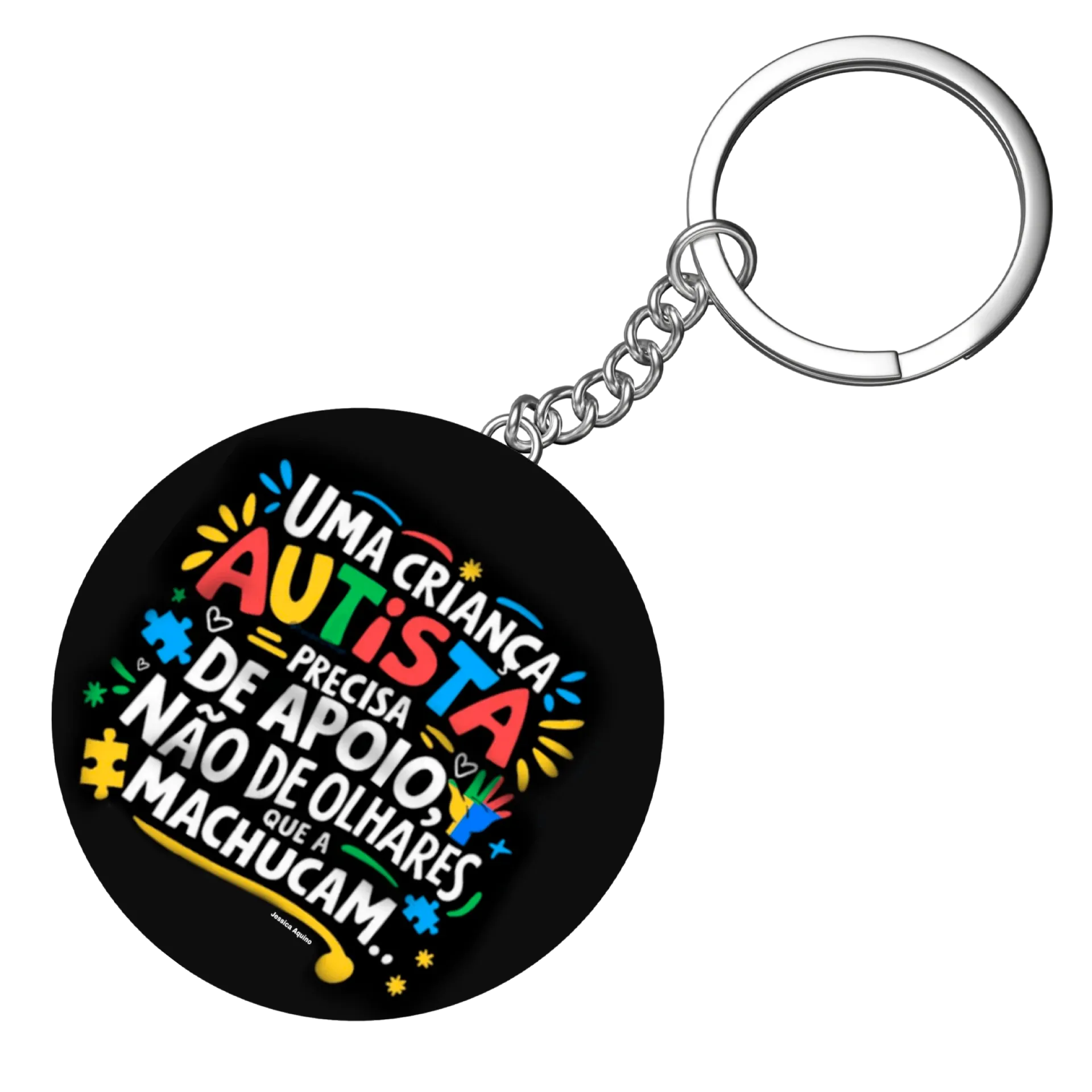 Chaveiro Uma criança autista - Imagem 4