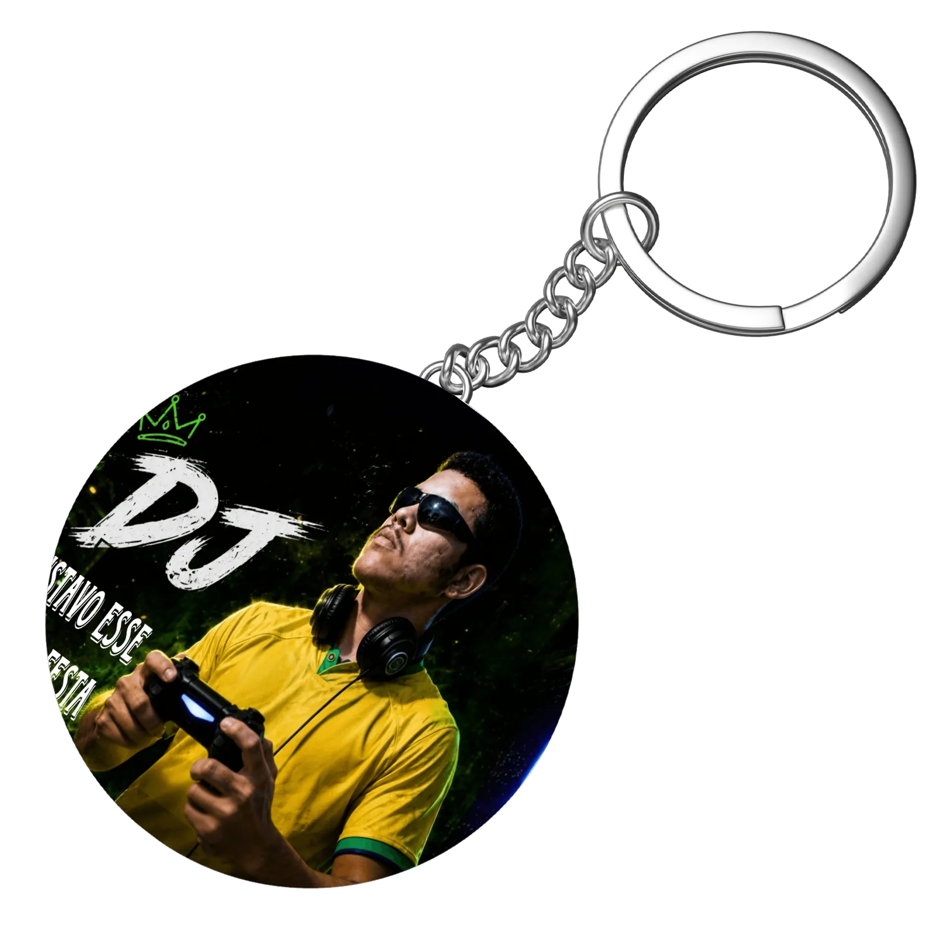 Chaveiro personalizado de DJ Gustavo Esse Faz a Festa Store 🛍️ — imagem 3 de 3