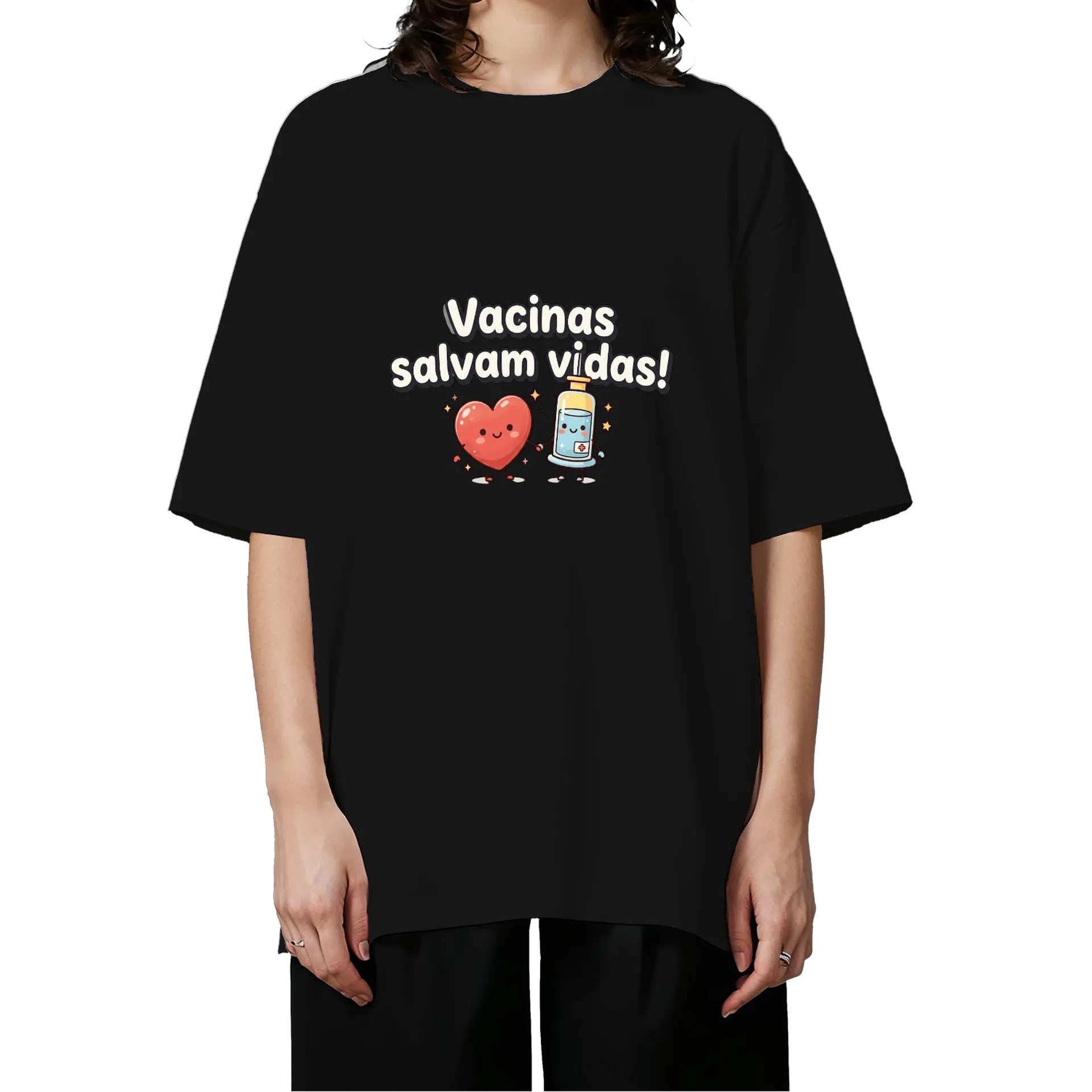 Camiseta Oversized vacina - Imagem 3