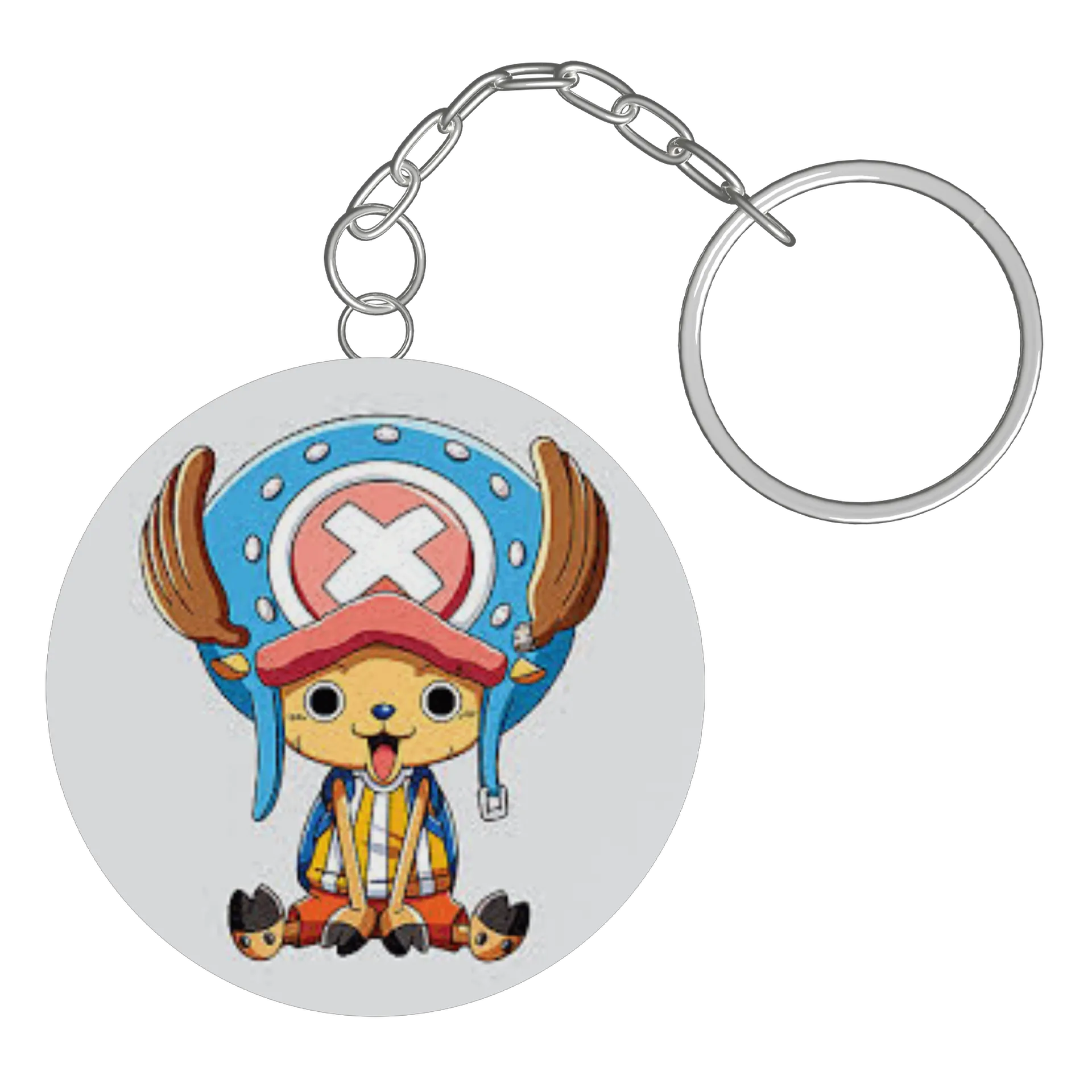 Chaveiro MDF Personagem Anime Chopper 5x5cm - Imagem 3