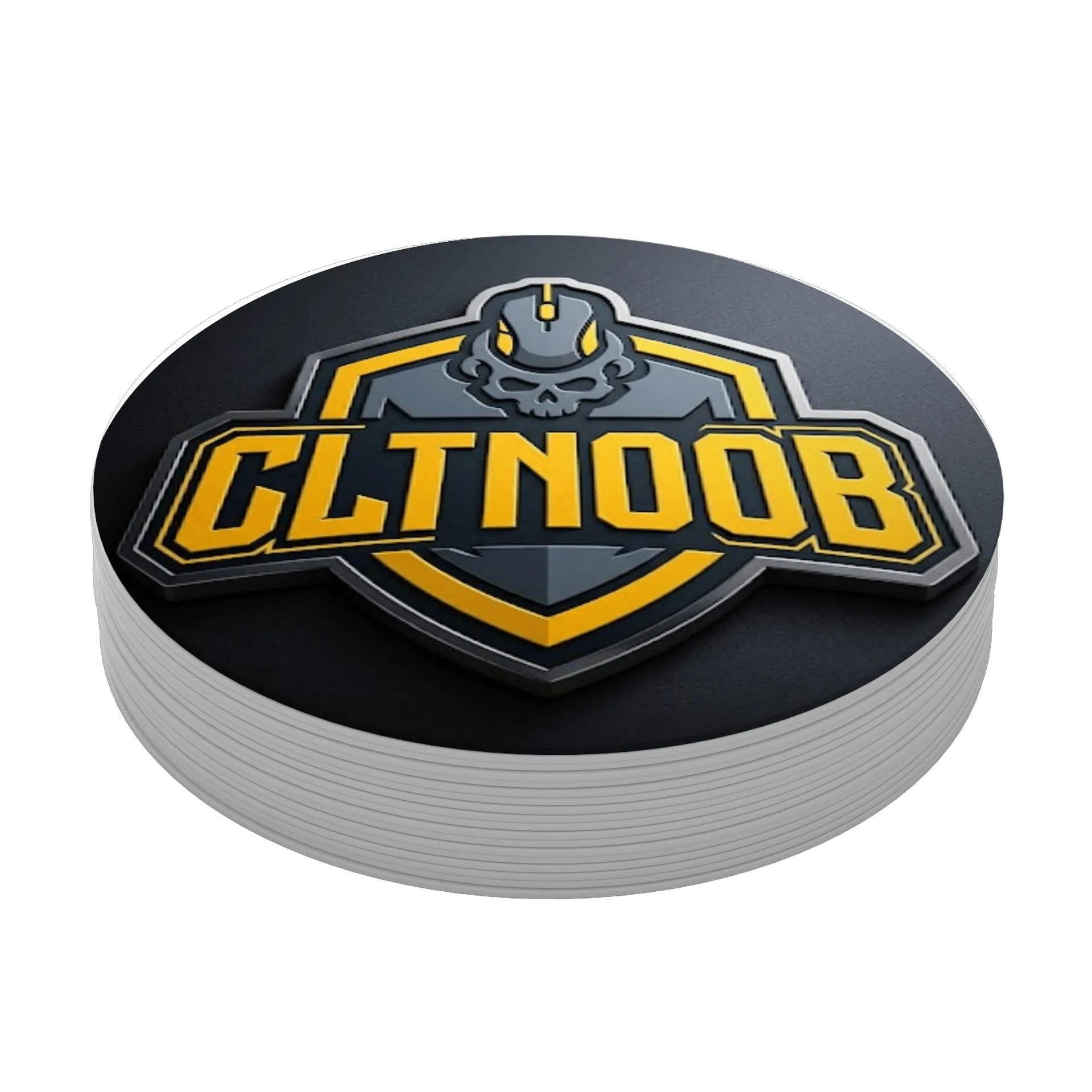 Porta-copo MDF Logotipo CLTNOOB Personalizado - Imagem 4