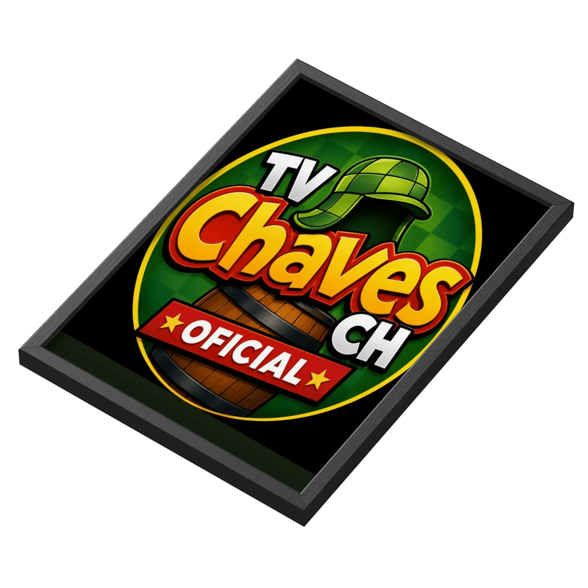 Quadro A3 personalizado Com Vidro tvchaveschoficial - Imagem 3