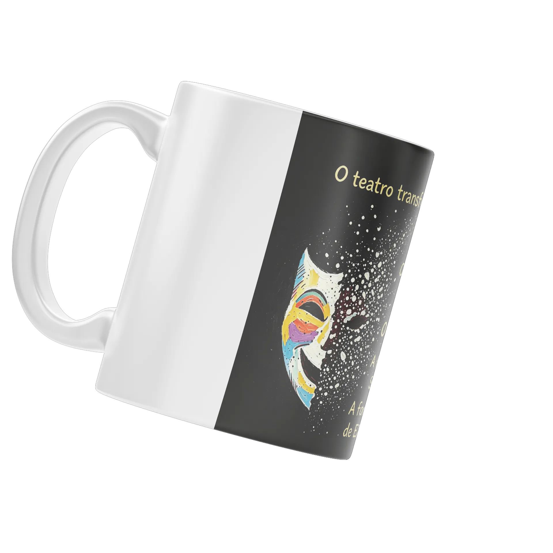 Caneca Pintura Máscara Contemporânea 325ml - Imagem 4