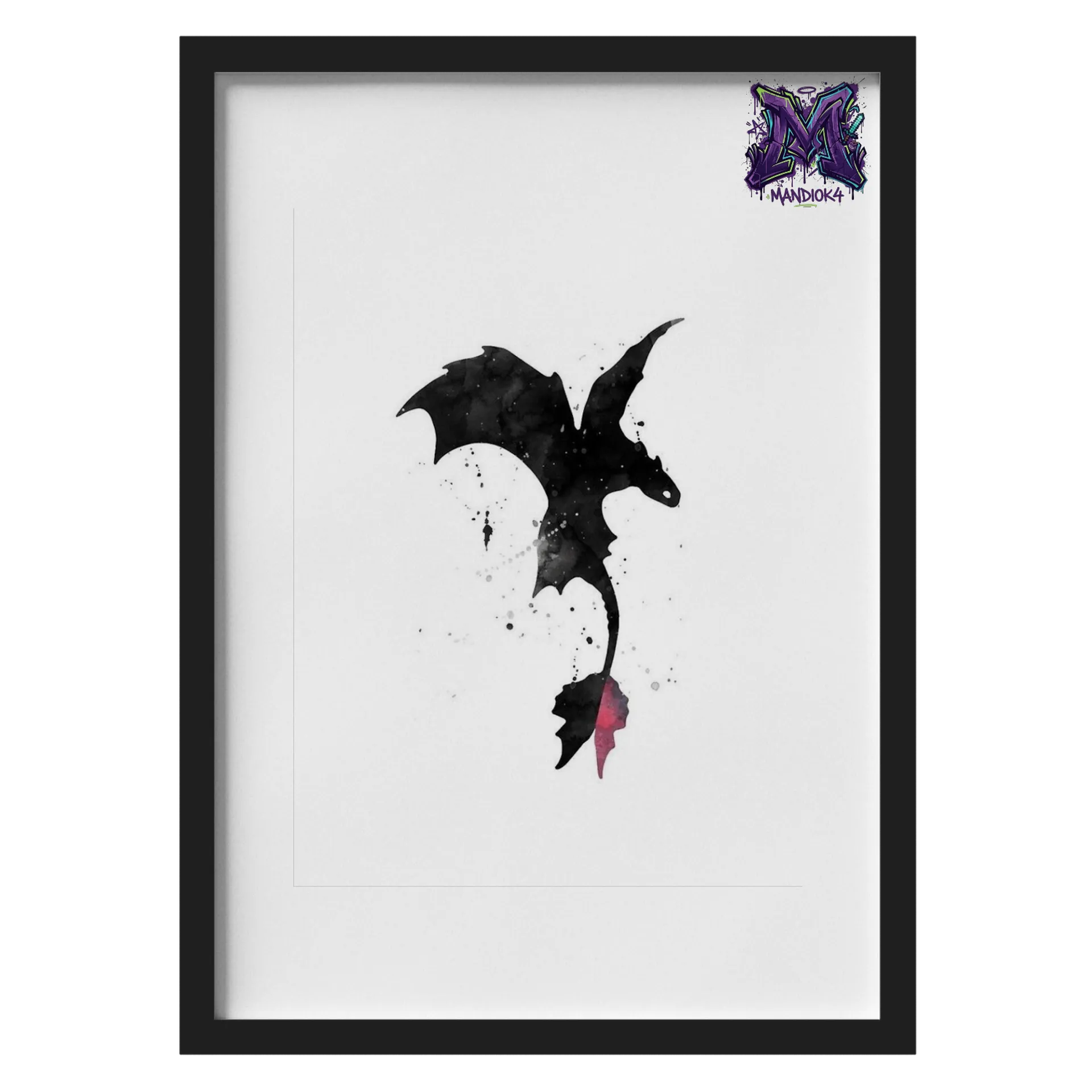 Quadro A3 personalizado Com Vidro - Imagem 1