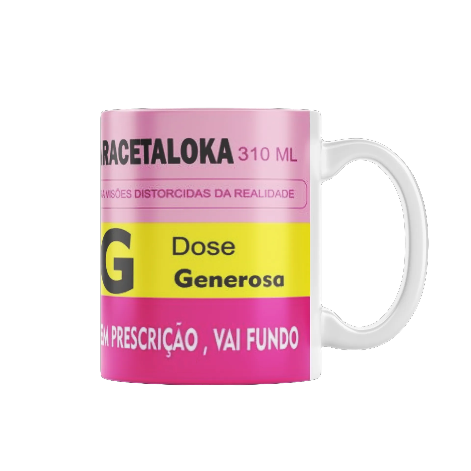 Caneca Porcelana ParacetaloKa 310ml - Imagem 1
