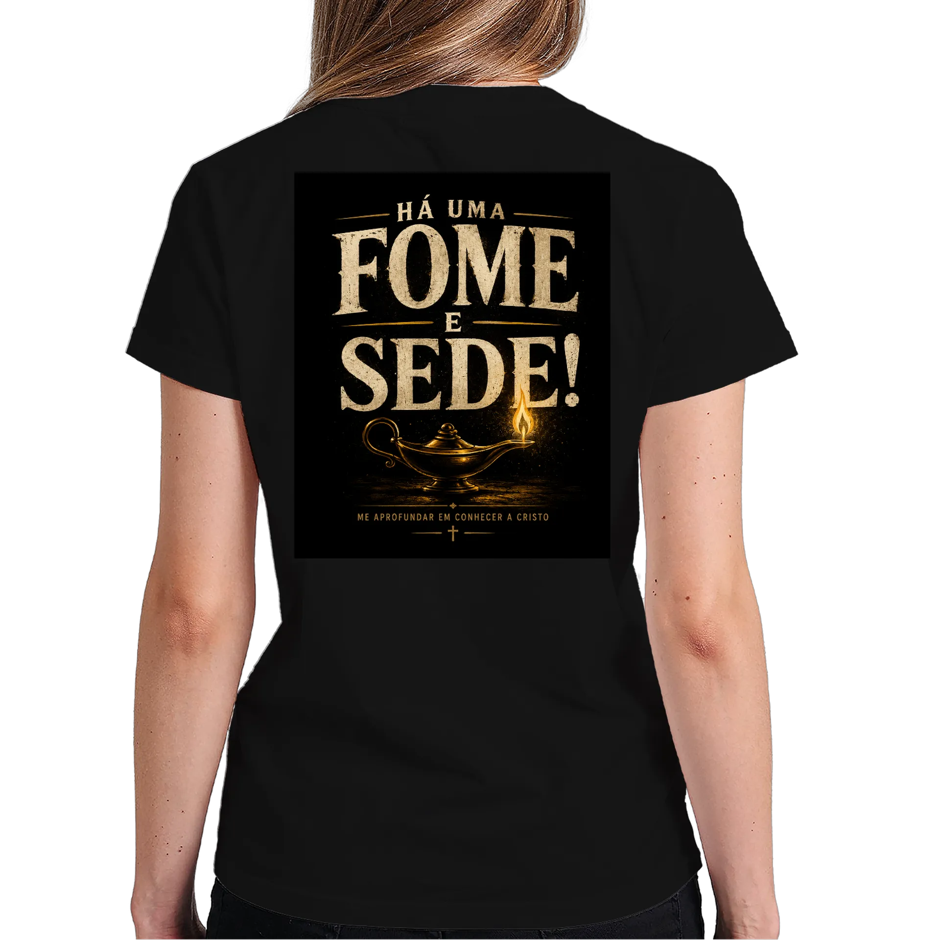 Camiseta Estampa Lampada e Frases 100% Algodão Preto - Imagem 6