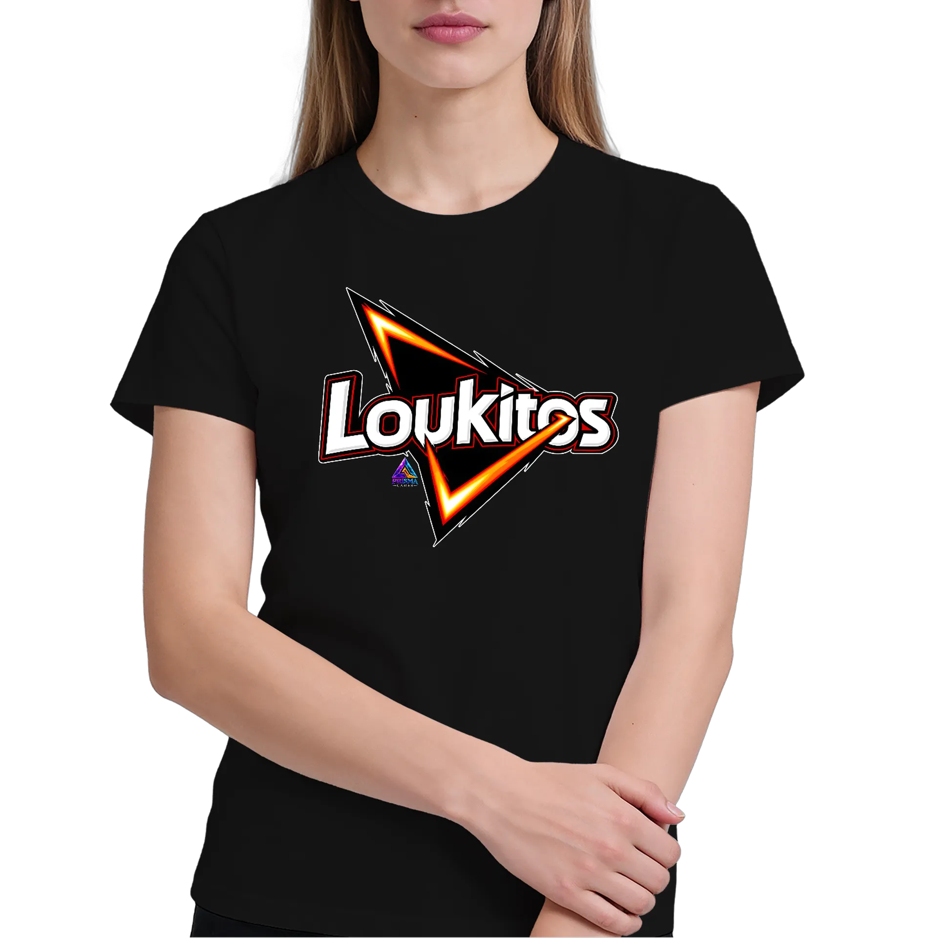 Camiseta Logotipo LOUKITOS Estilo Gamer 100% Algodão - Imagem 3