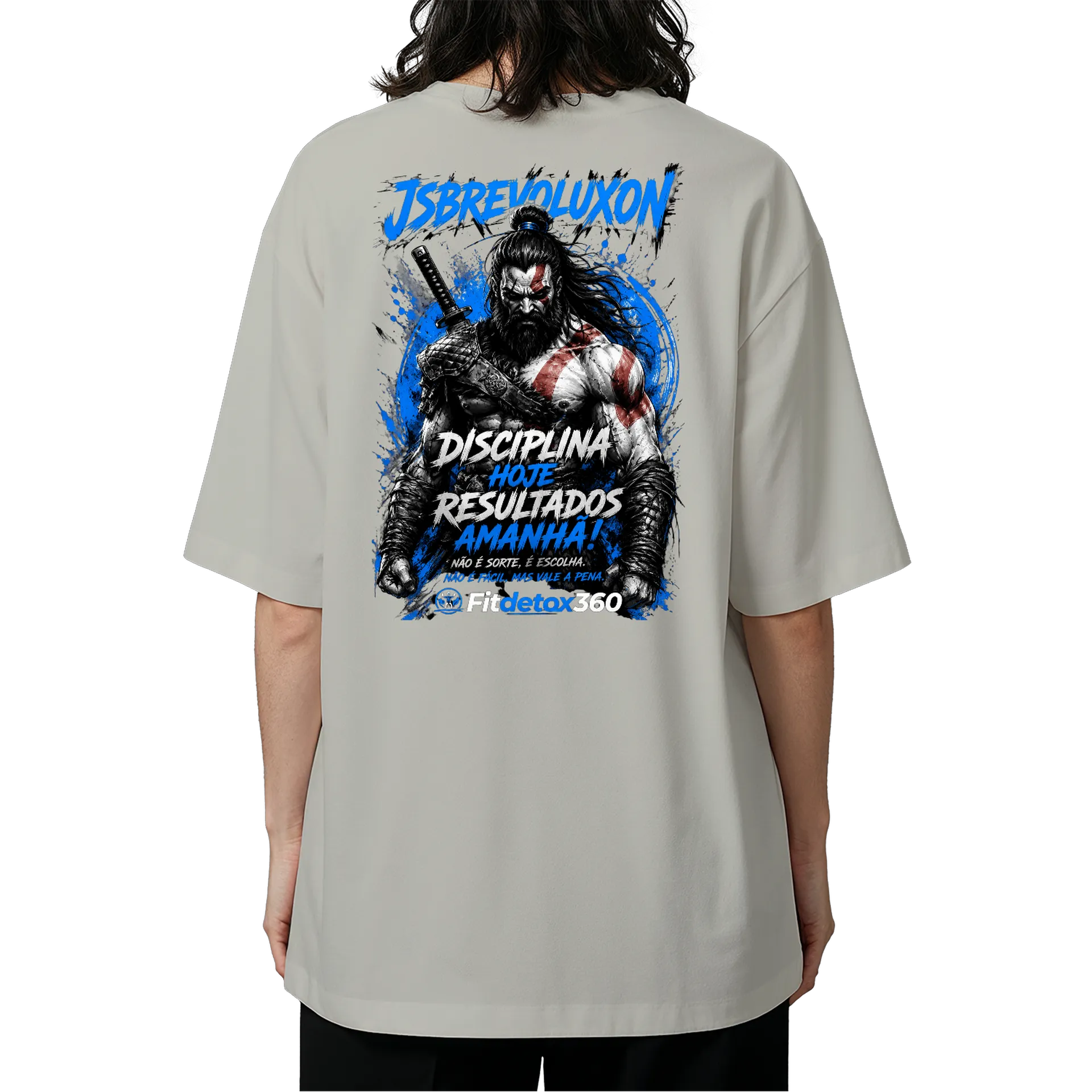 Camiseta Oversized JsbrevoluxonDisciplina & Foco Premium Tee - Imagem 5
