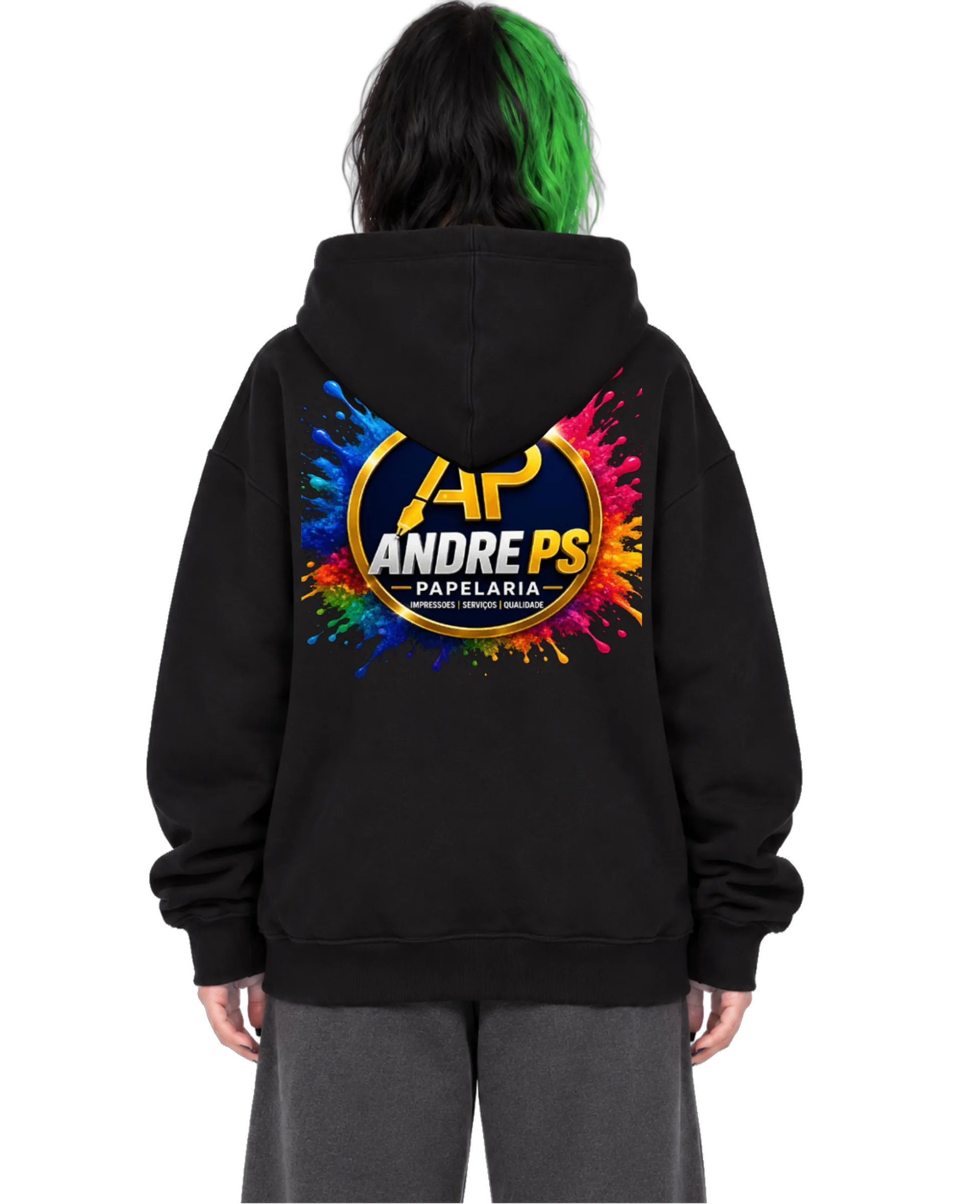 Blusa de moletom personalizada de Andre ps — imagem 2 de 6