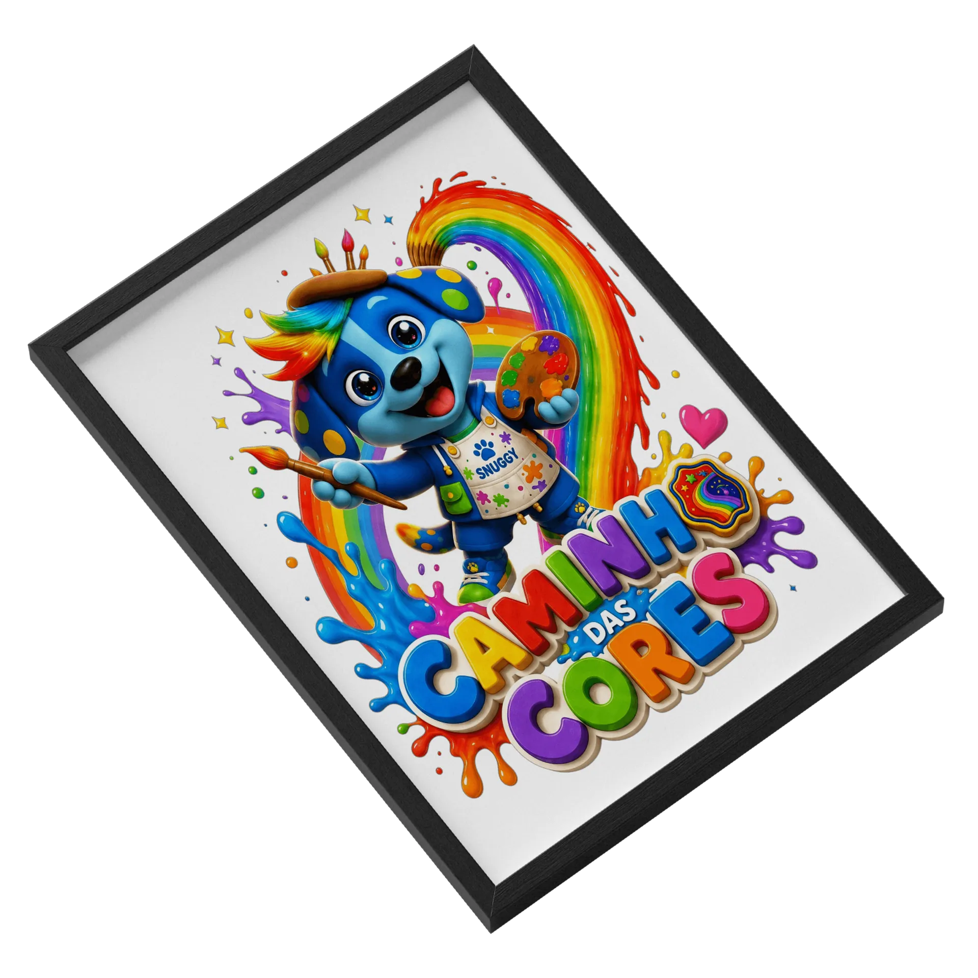 Quadro A3 personalizado Mascote Snuggy - Imagem 2