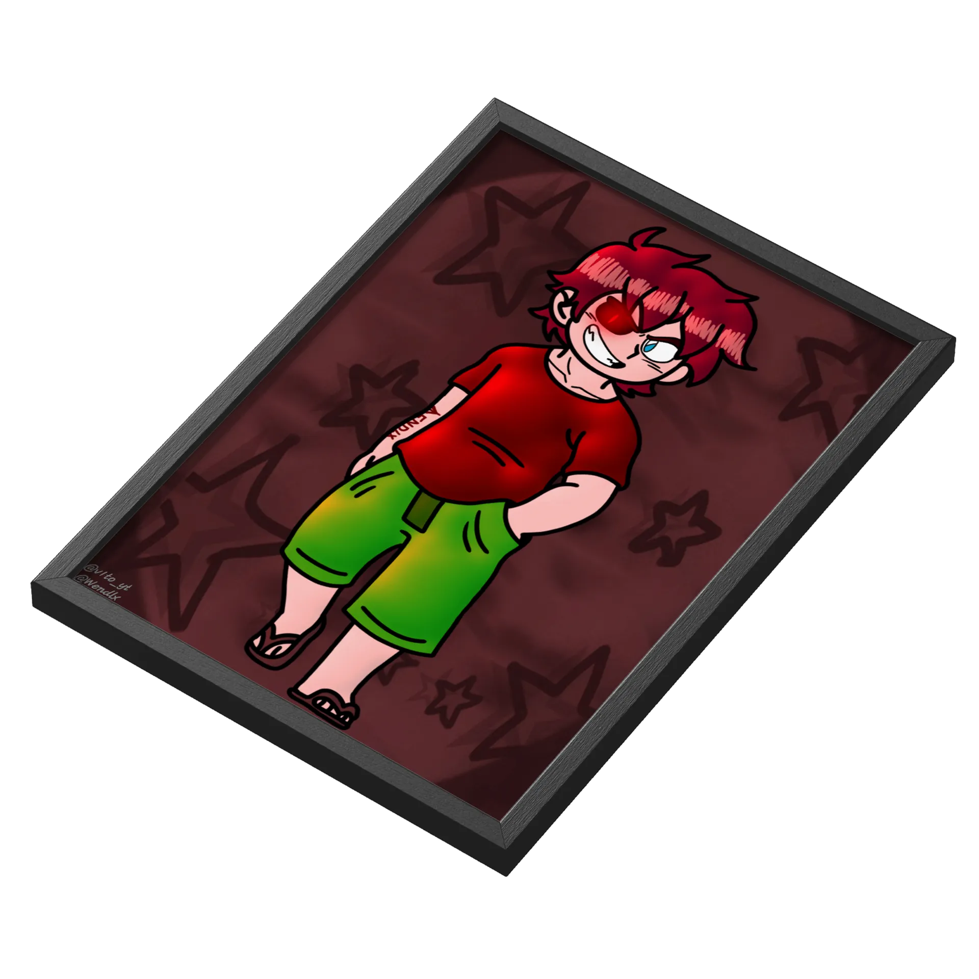 Quadro A3 personalizado Wendlx Cartoon de Wendlx — imagem 3 de 3