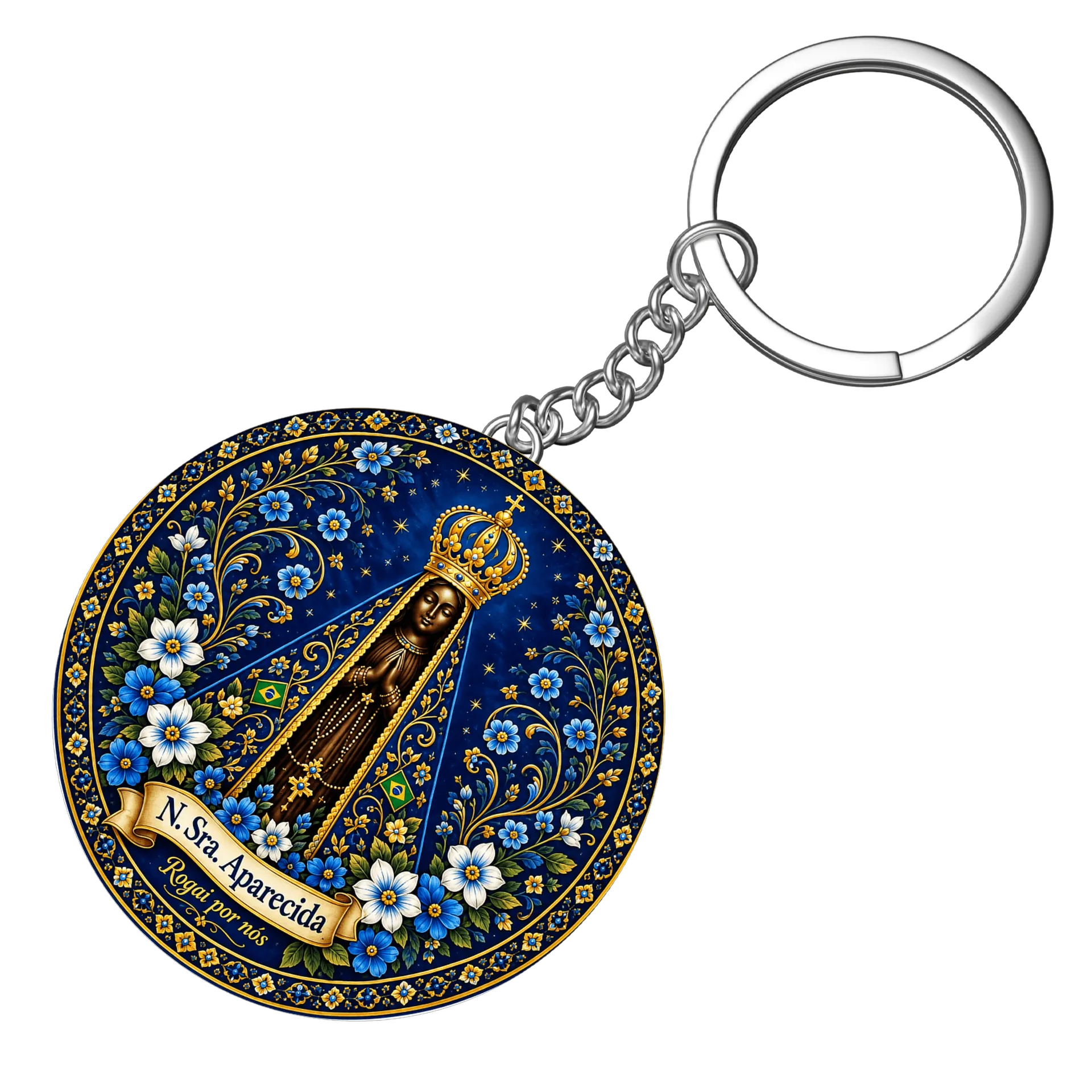 Chaveiro personalizado de N.senhora aparecida  - Imagem 3