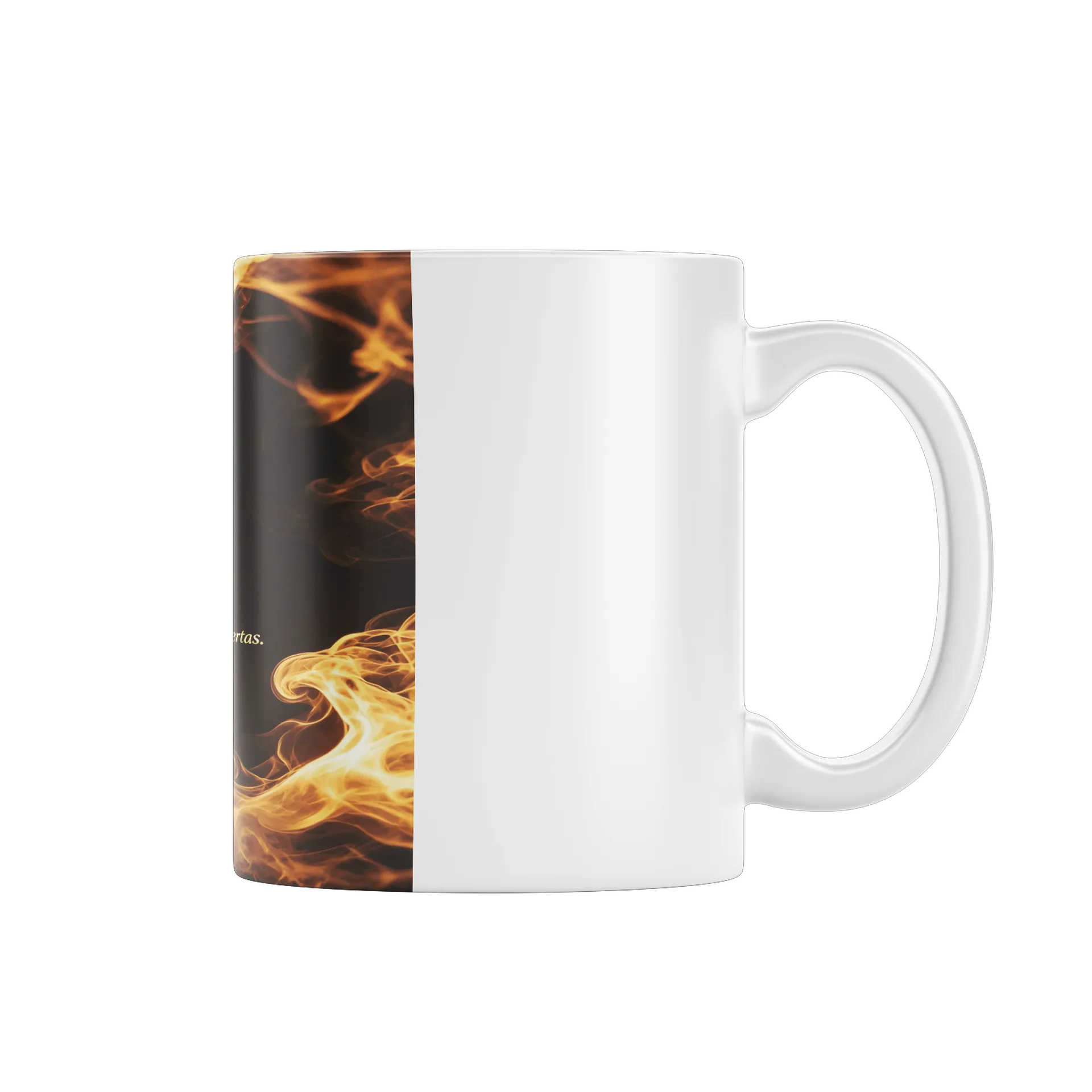 Caneca Porcelana Frases Poéticas 325ml - Imagem 1