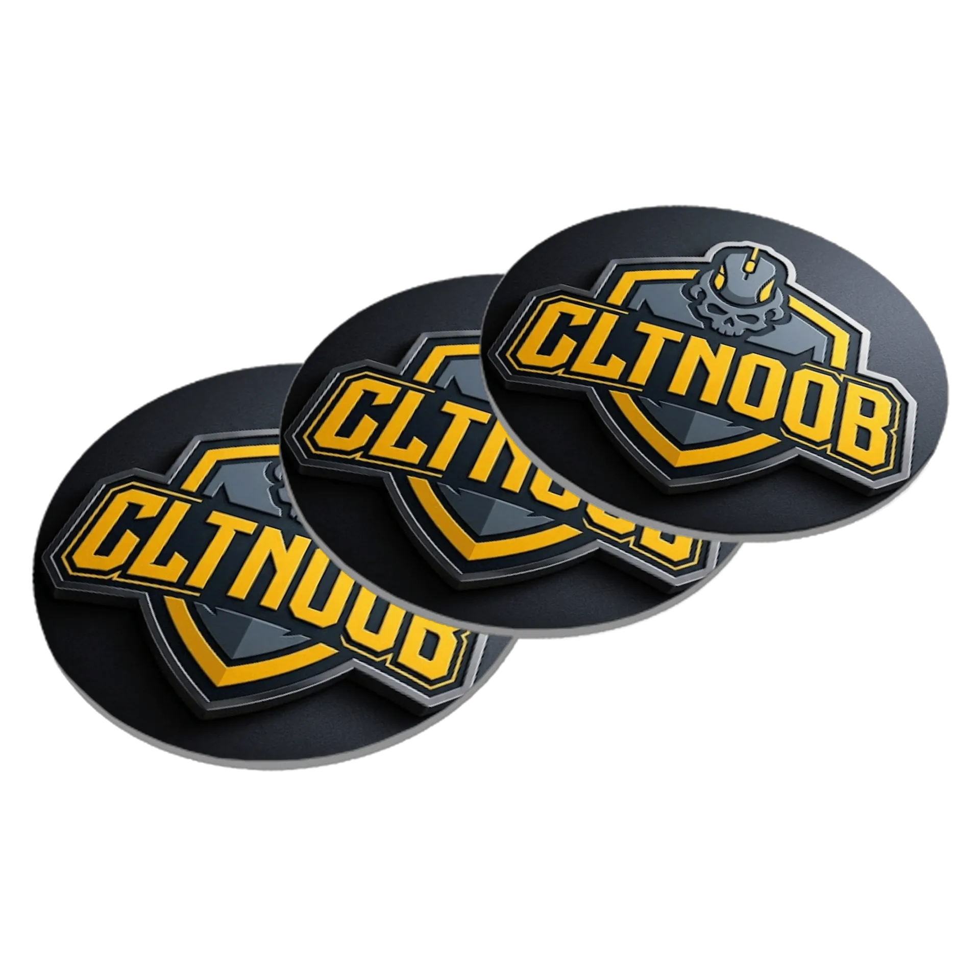 Porta-copo MDF Logotipo CLTNOOB Personalizado de cltnoob