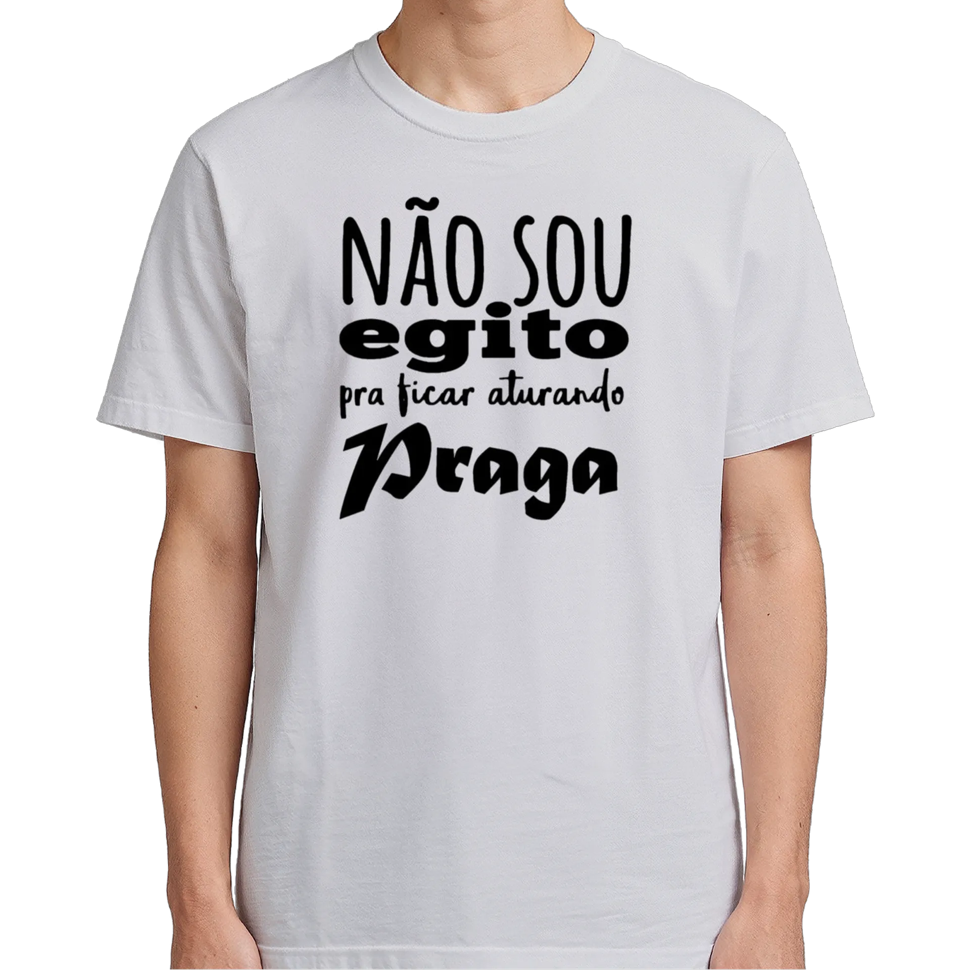 Camiseta Estampa Tipográfica Não Sou Pra Ficar Aturando - Imagem 5