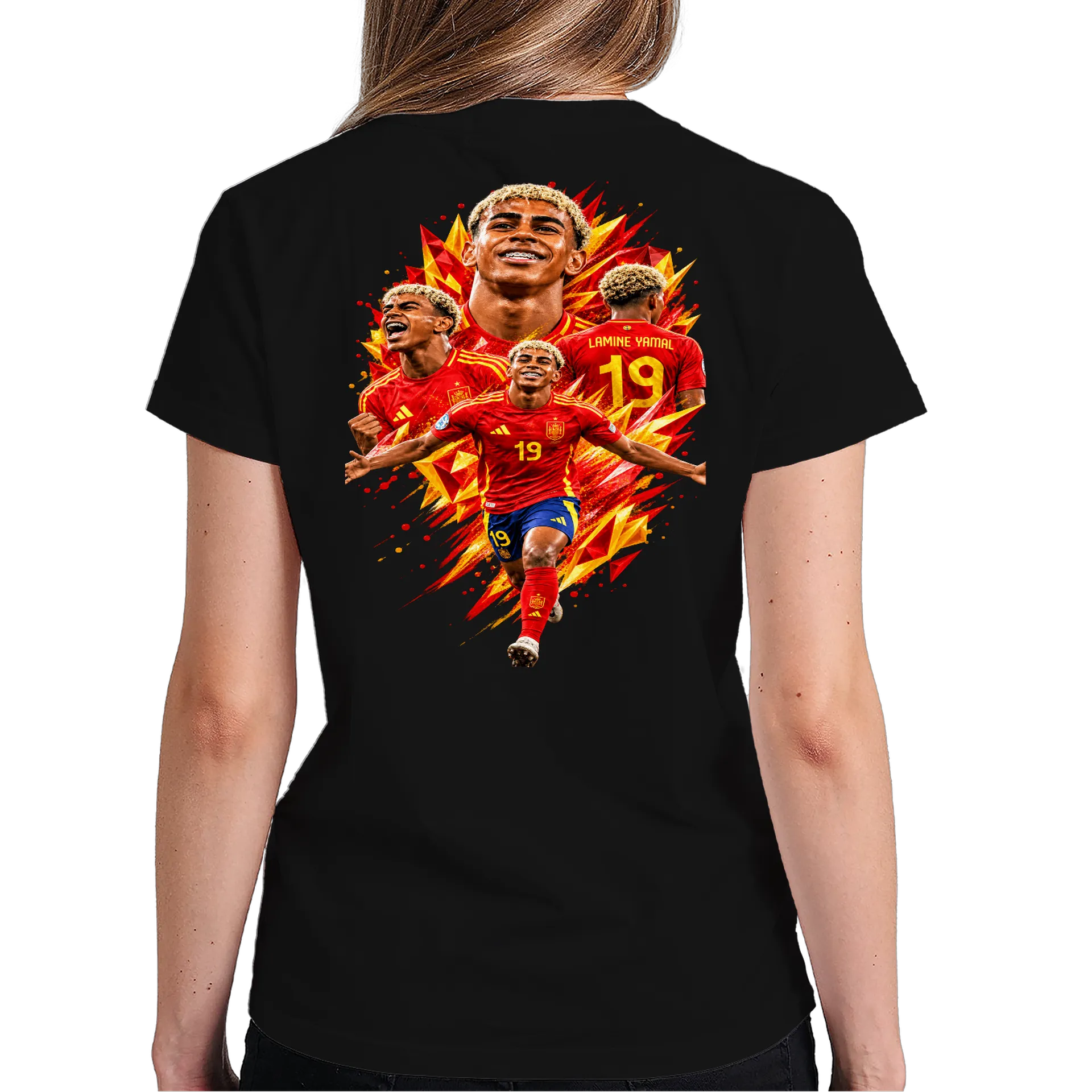 Camiseta Lamine Yamal Futebol Espanha 100% Algodão de WEB TV JOAÇABA  — imagem 5 de 6