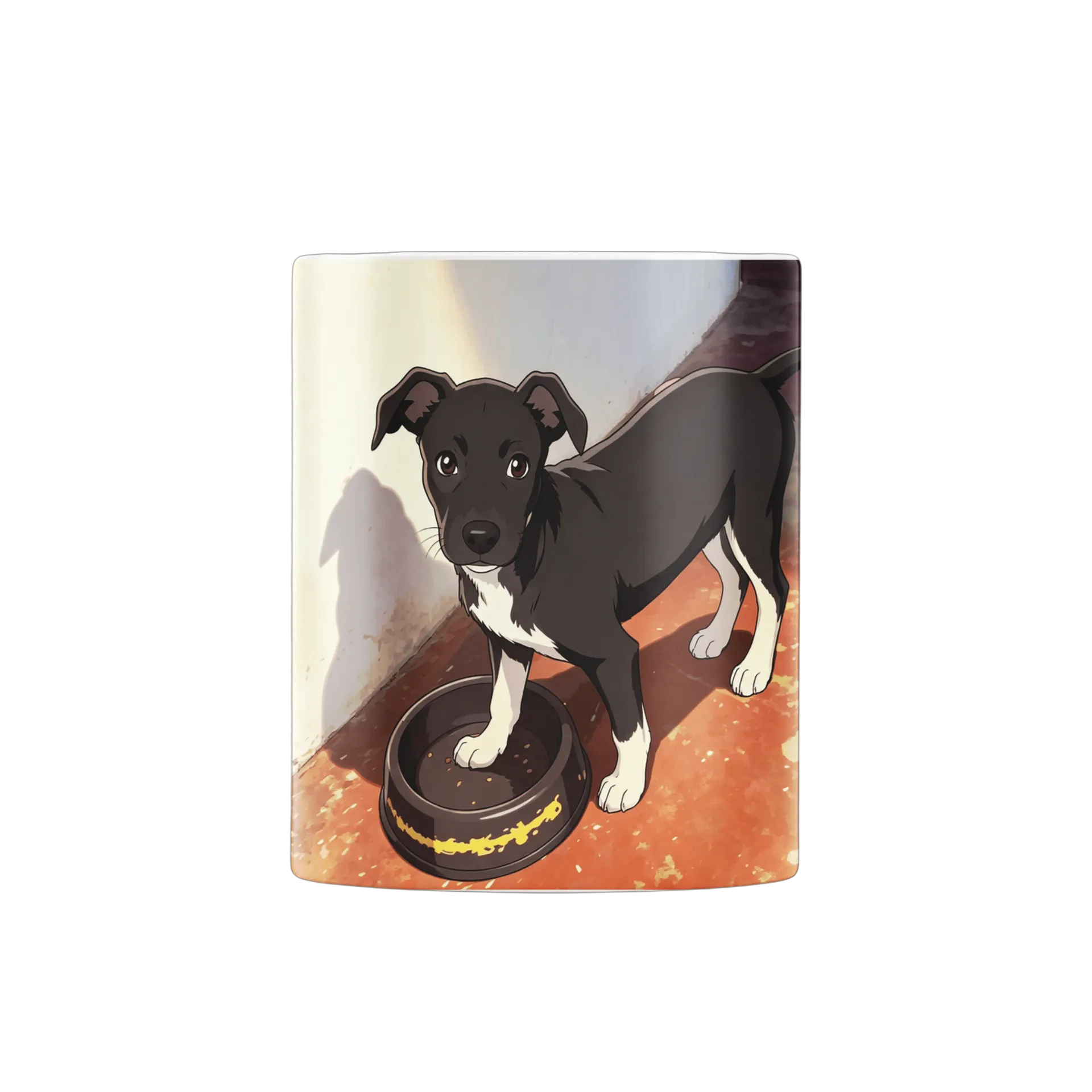 Caneca Animais Filhote Preto Branco 325ml - Imagem 3