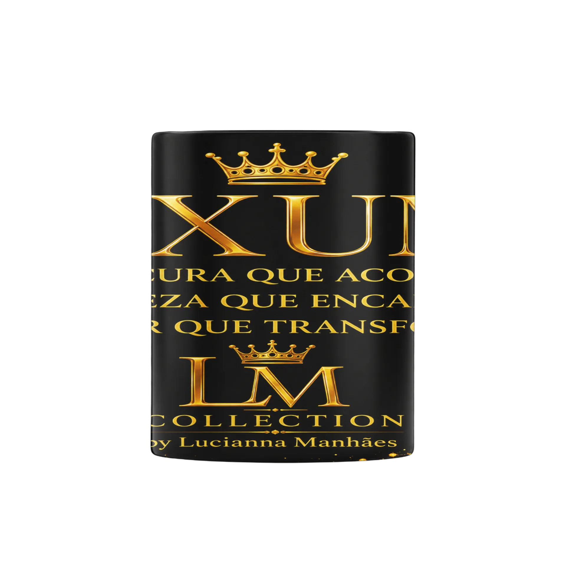 Caneca Porcelana Ouro LM Collection 325ml - Imagem 3