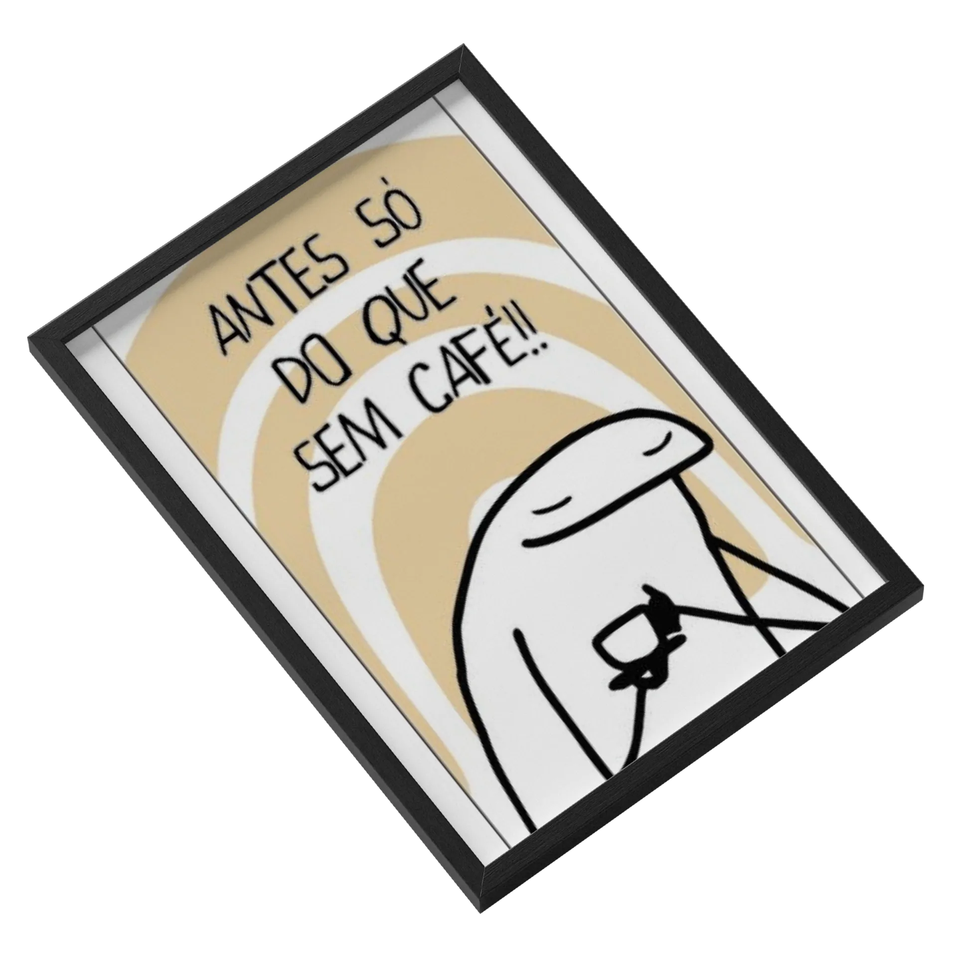Quadro A3 personalizado Com Vidro Antes So ... - Imagem 2