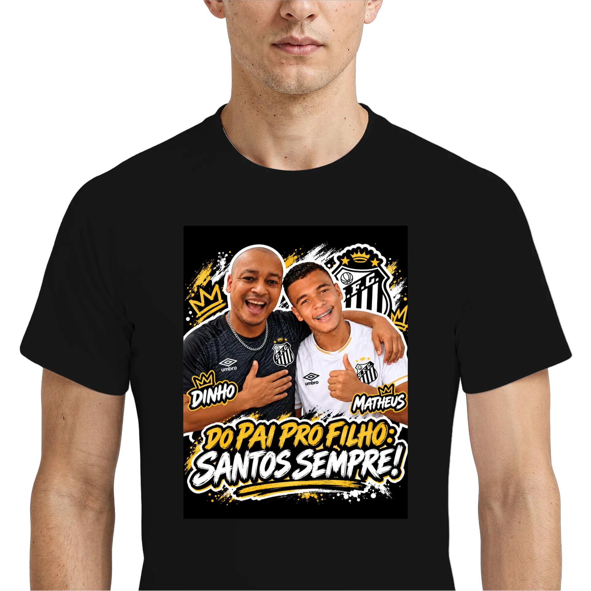 Camiseta DryFit Time do Coração Pai pra Filho - Imagem 3