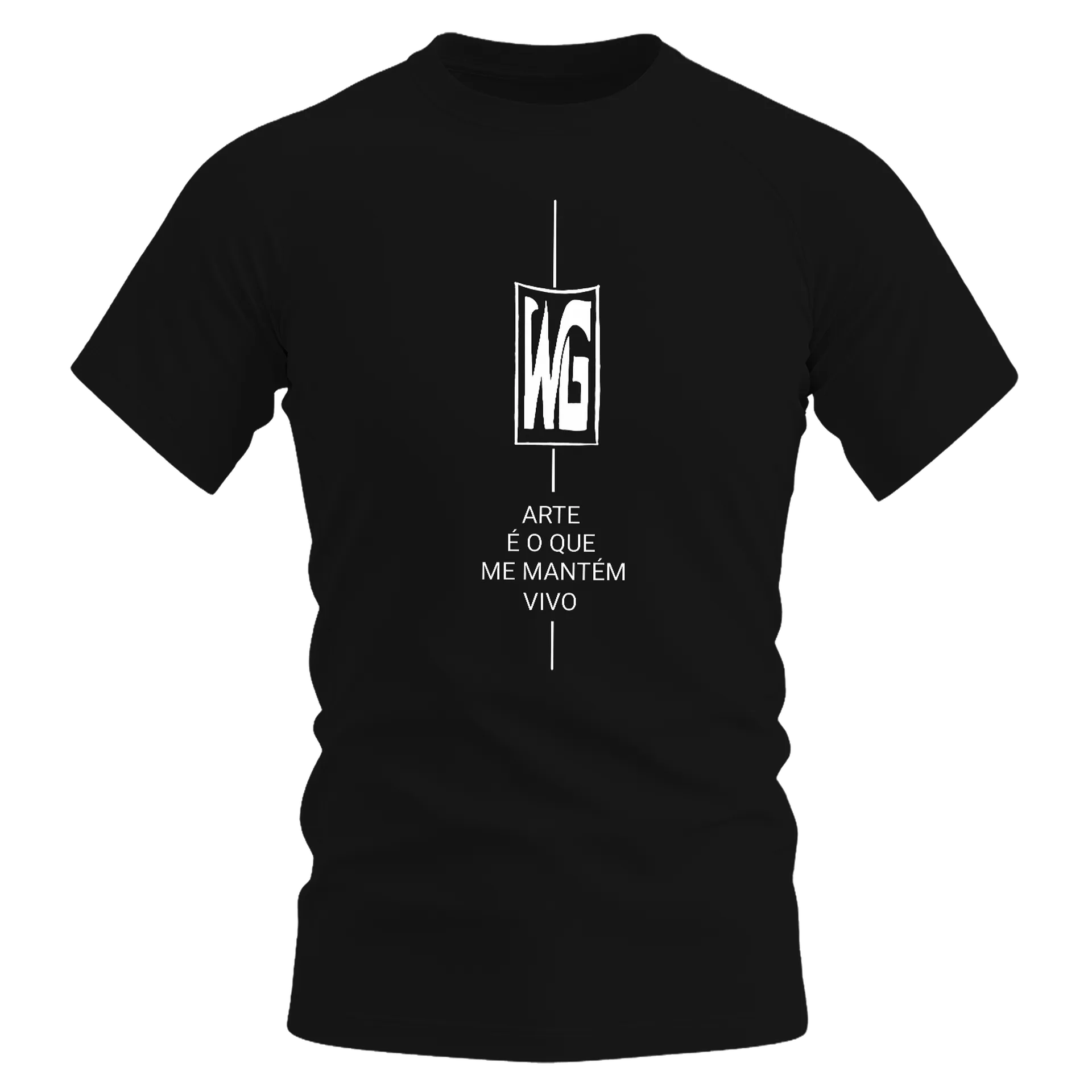 Camiseta Dry Fit Elfo Realista em Preto e Branco 100% - Imagem 3