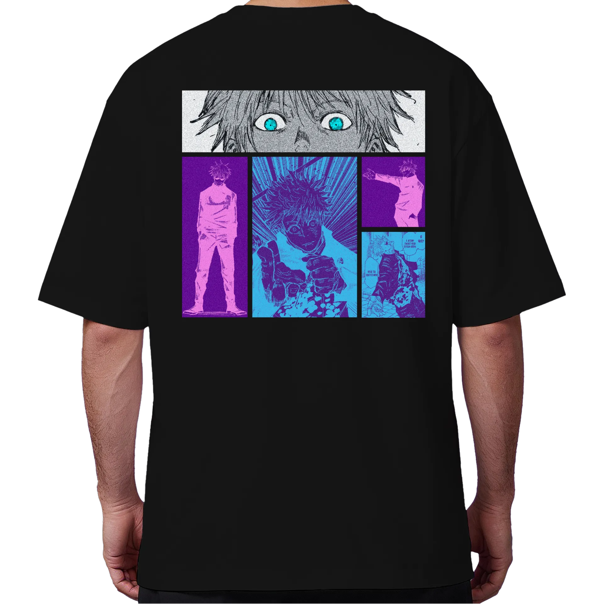 Camiseta Oversized Satoru Gojo - Imagem 1