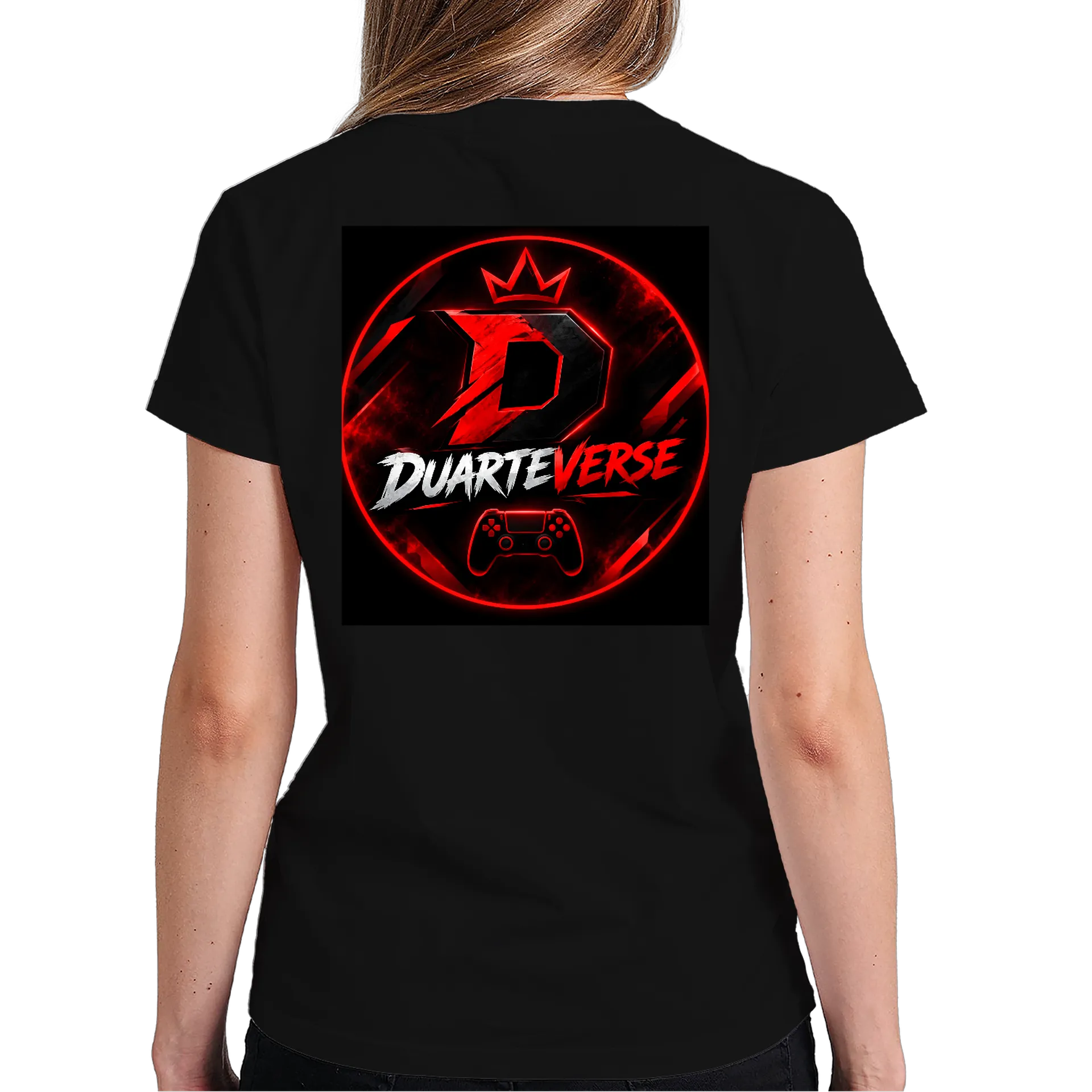 Camiseta Duarteverse 100% Algodão Preto de Guilherme Duarte  — imagem 5 de 6
