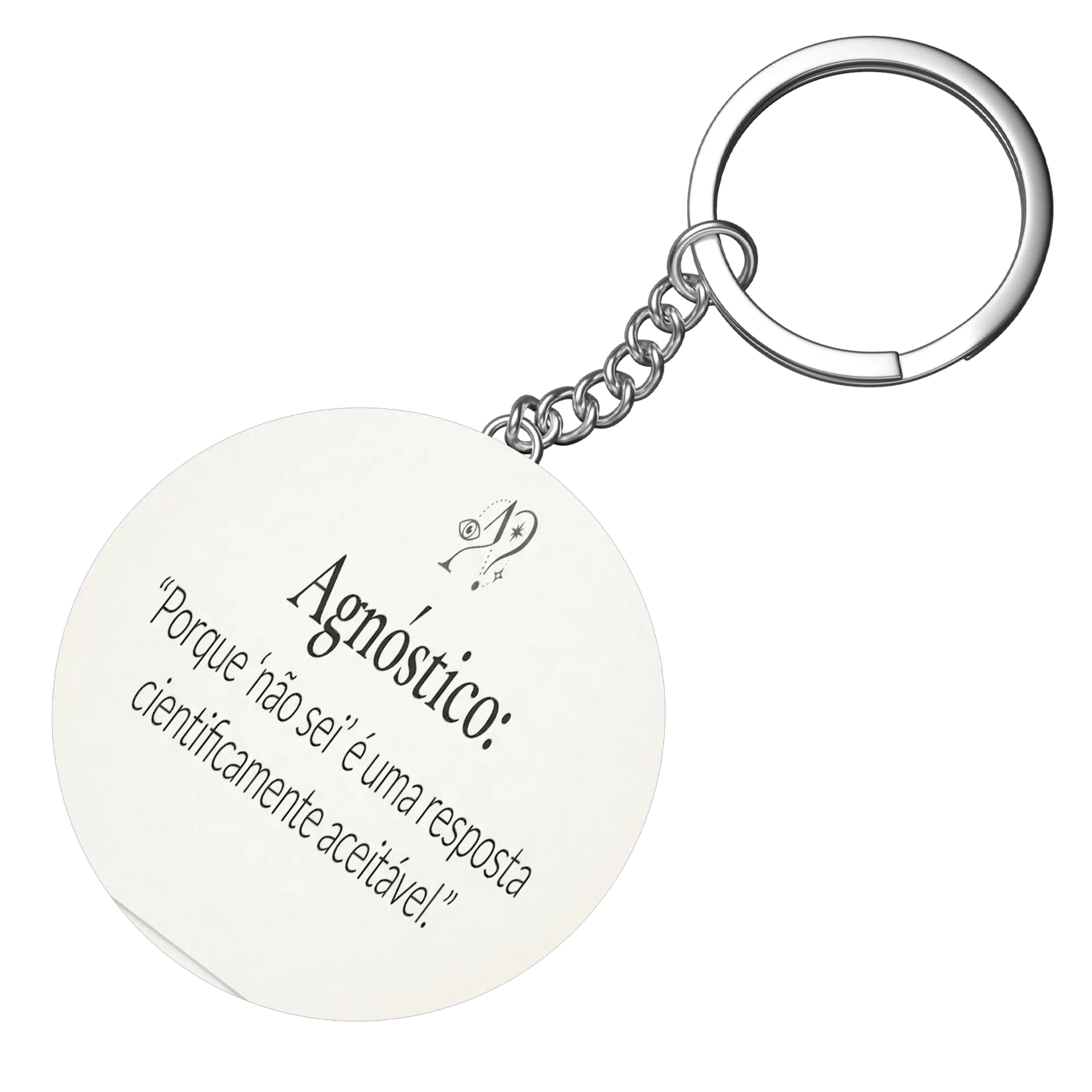Chaveiro personalizado agnostico - Imagem 4
