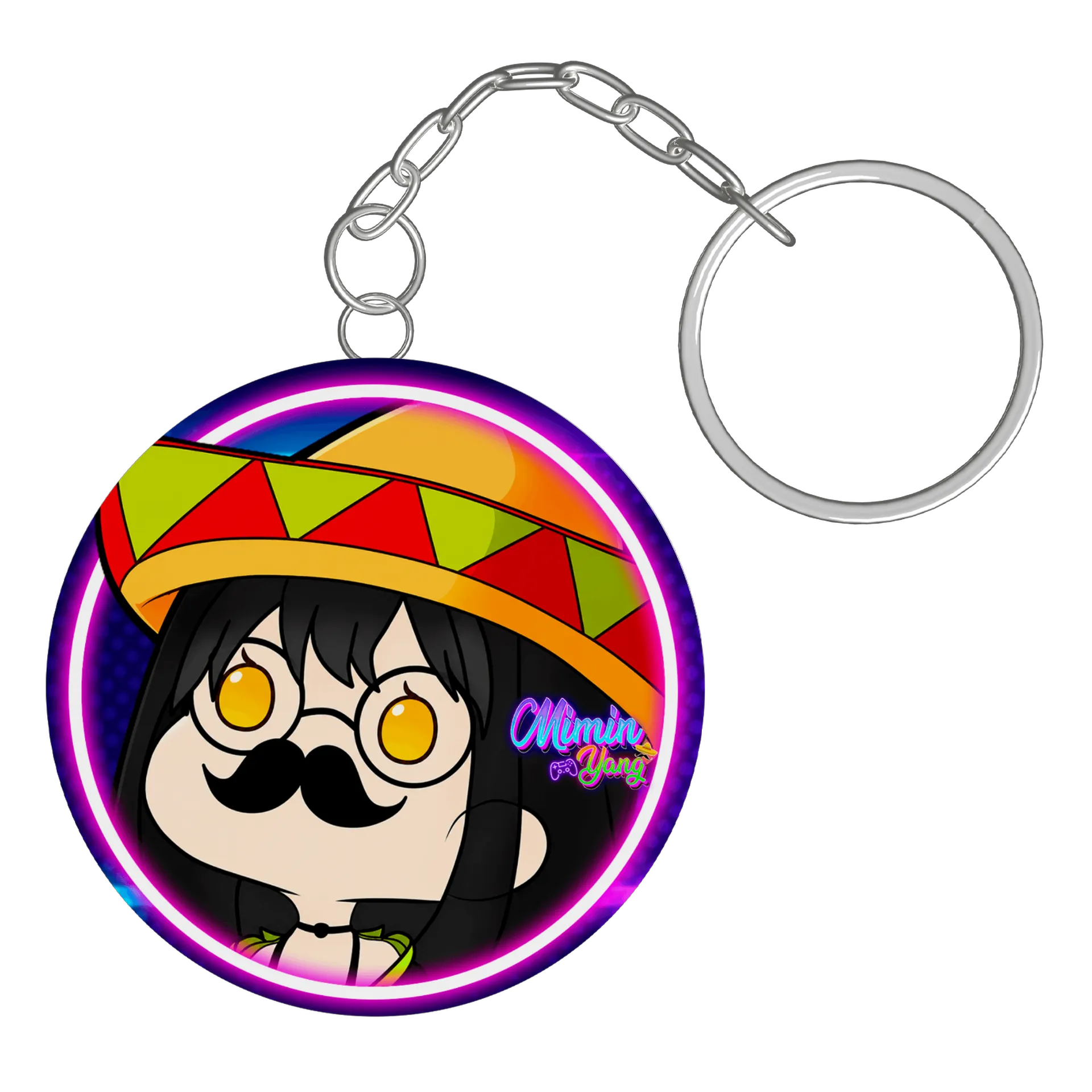 Chaveiro Oficial Mimin_Yang | Mimin Bigodinho - Imagem 3