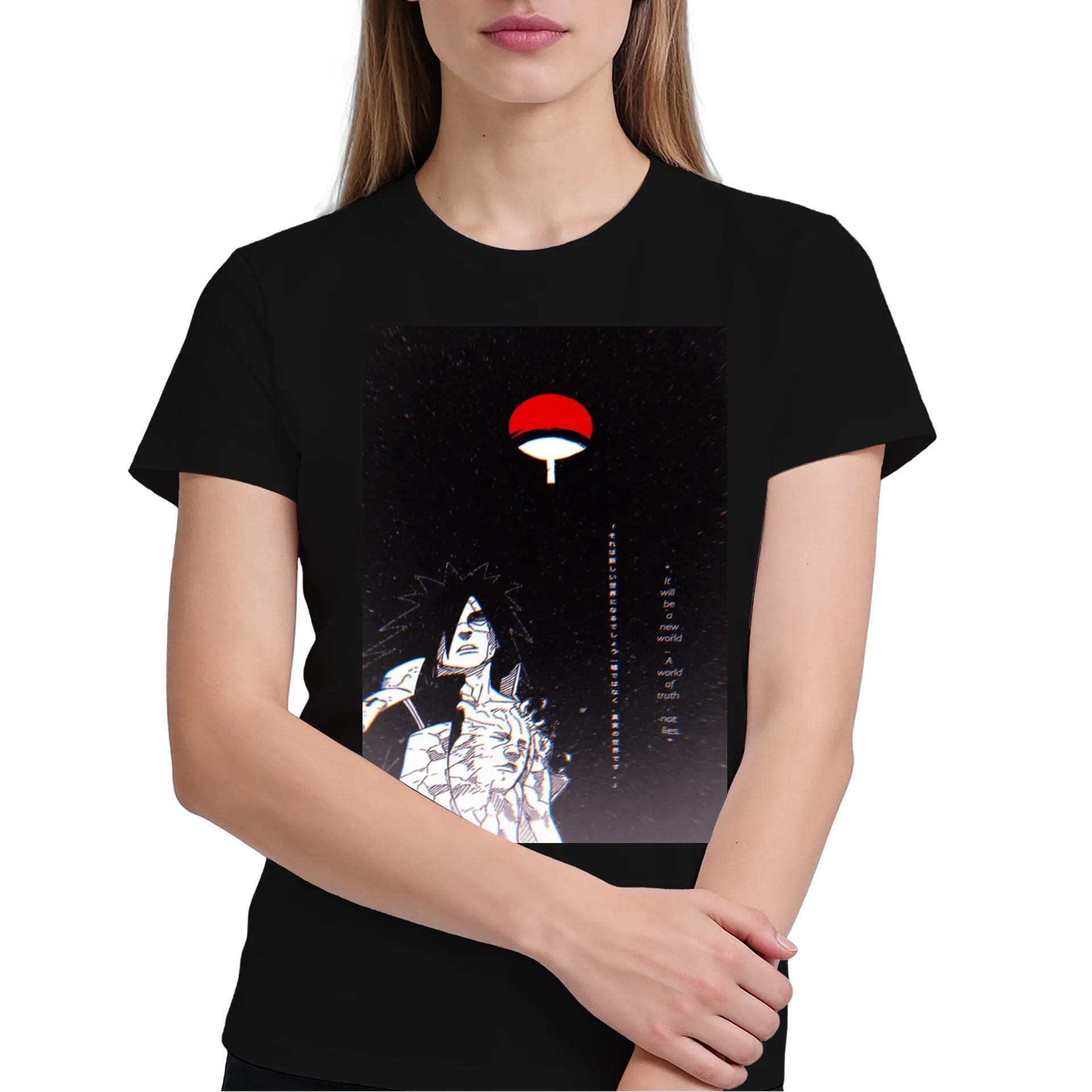 Camiseta Madara c/ logo dos Uchihas - Imagem 4