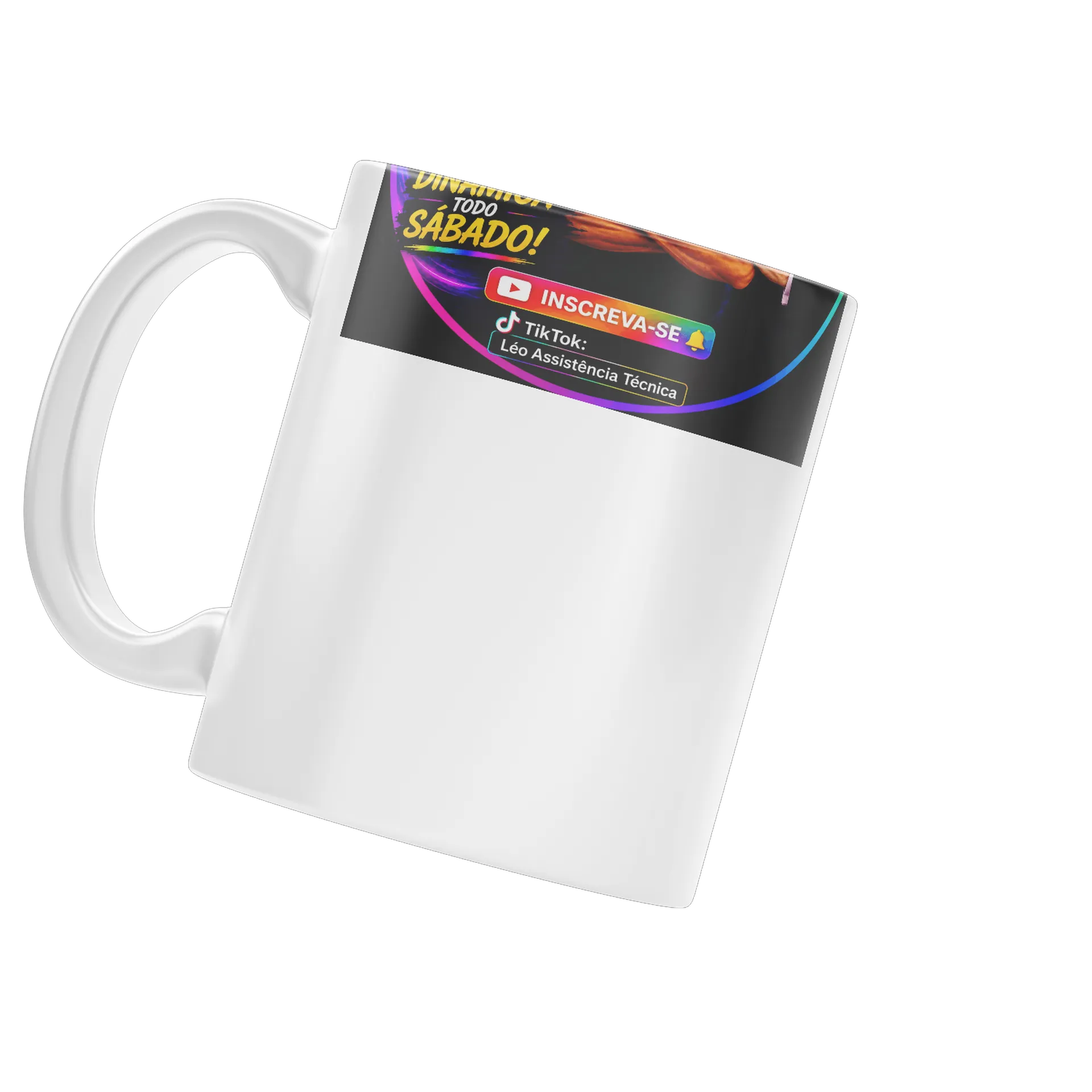 Caneca personalizada de Léo Assistência Técnica  — imagem 3 de 8