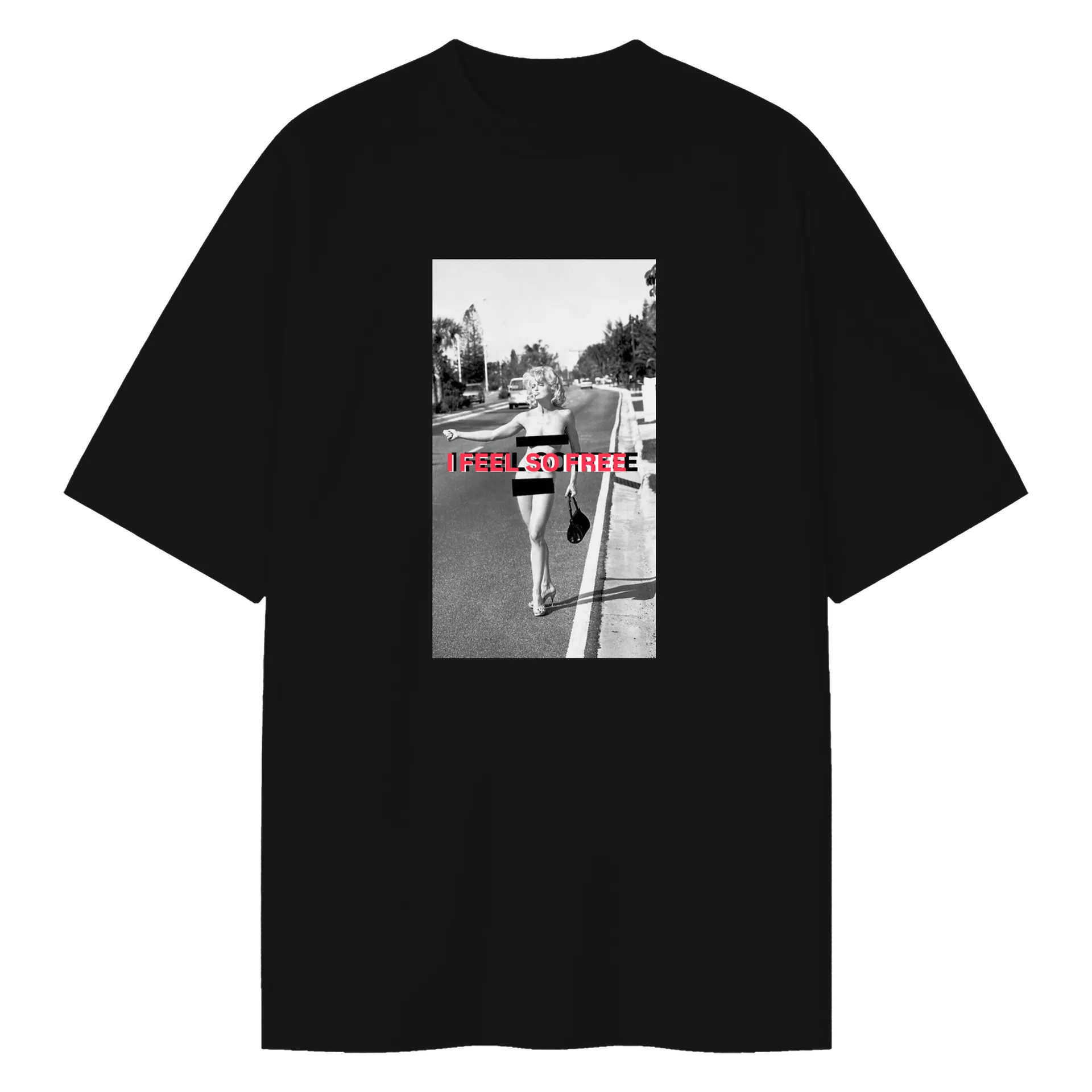 Camiseta Oversized I FEEL SO FREE - Imagem 1
