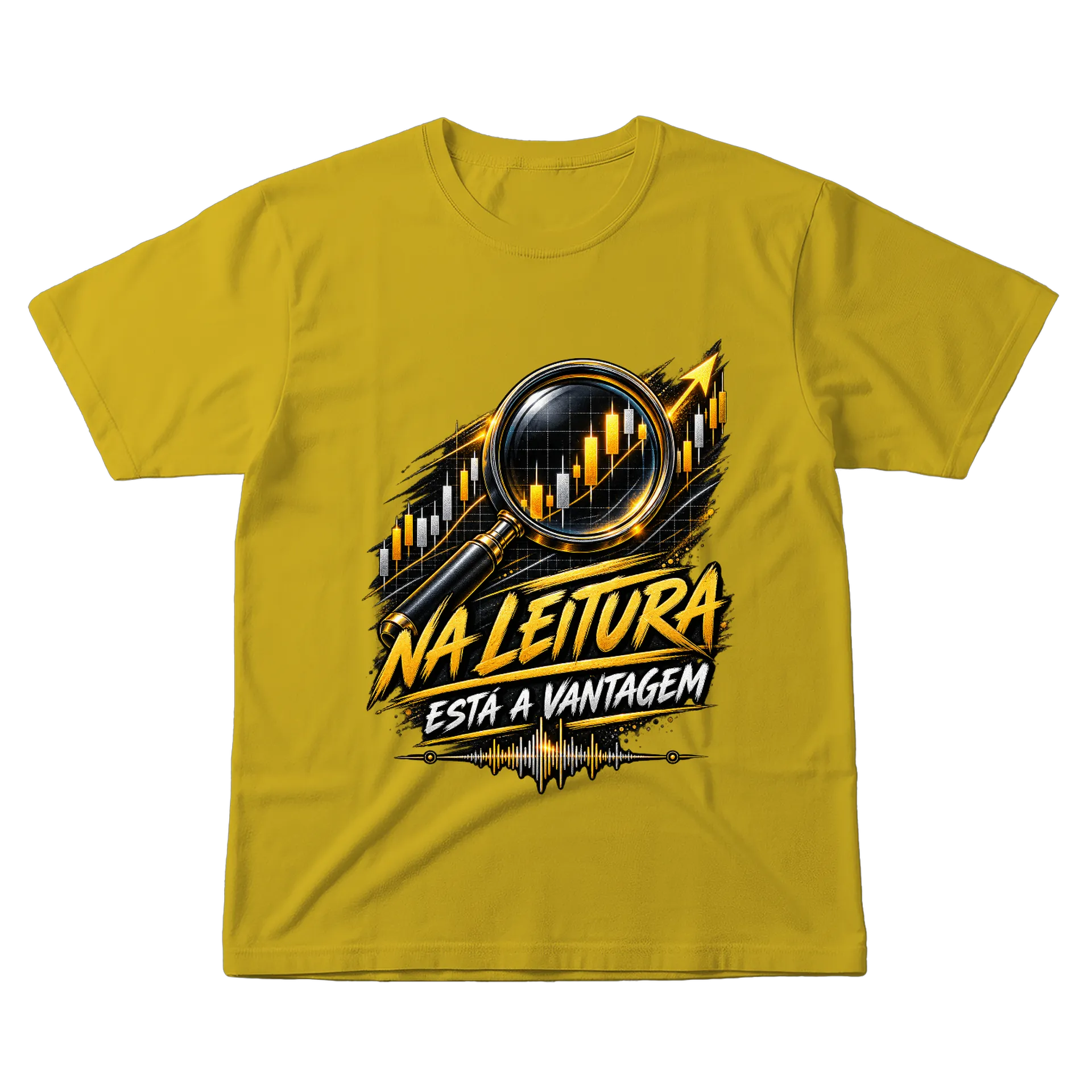 Camiseta Estampa Gráfica Na Leitura 100% Algodão - Imagem 1