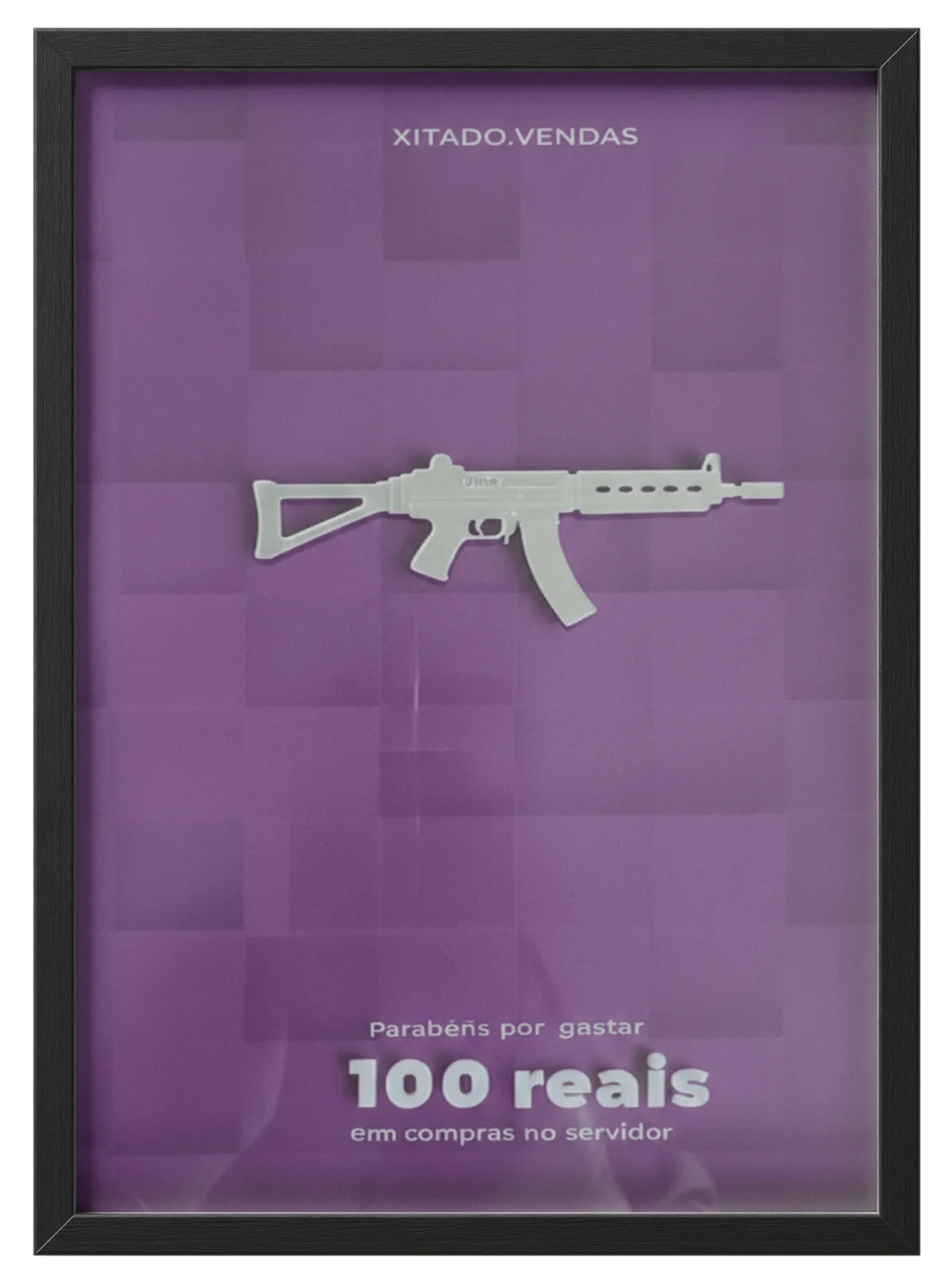 Placa de 100$ reais do xitado.vendas - Imagem 1