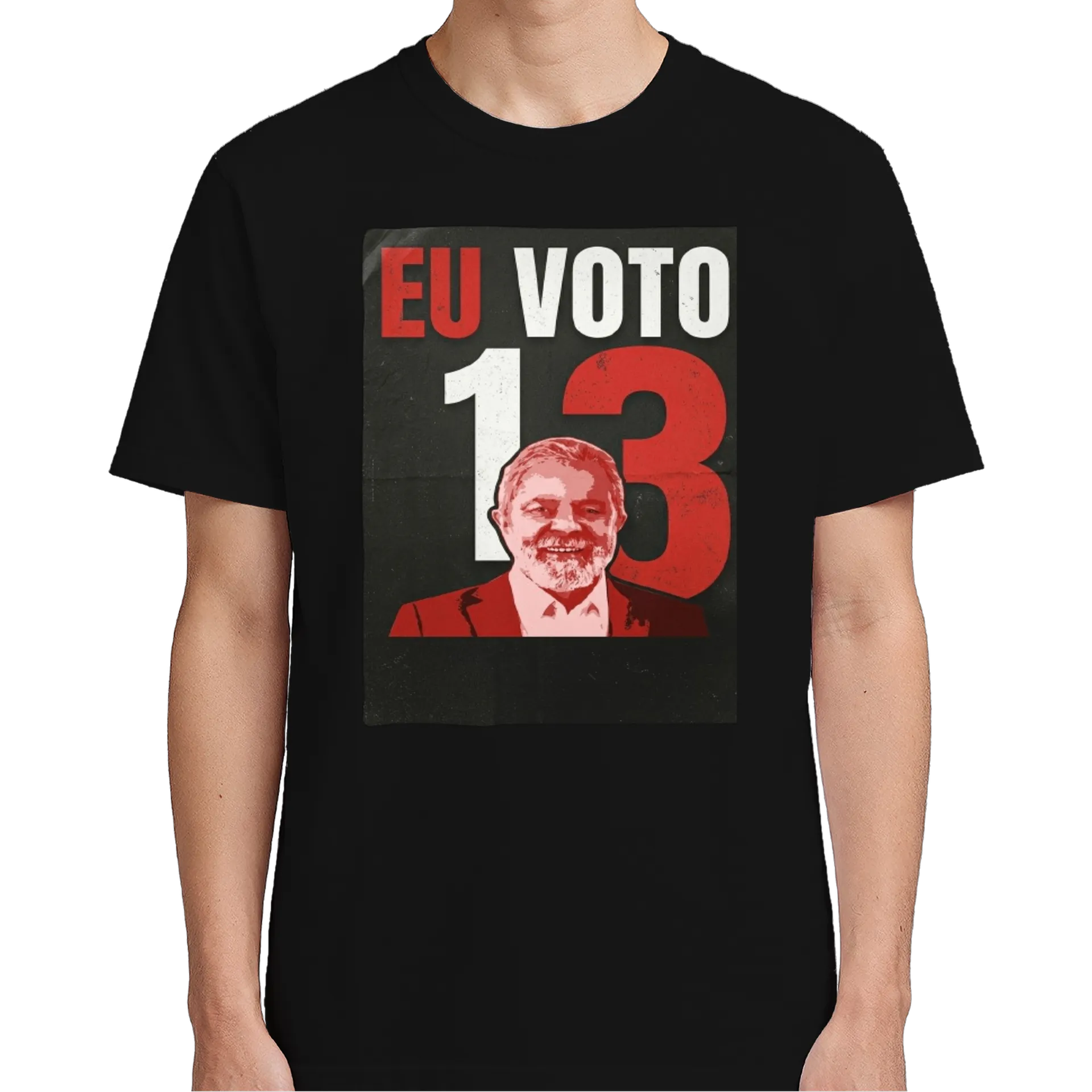 Camiseta Estampa Eu Voto 13 100% Algodão - Imagem 5