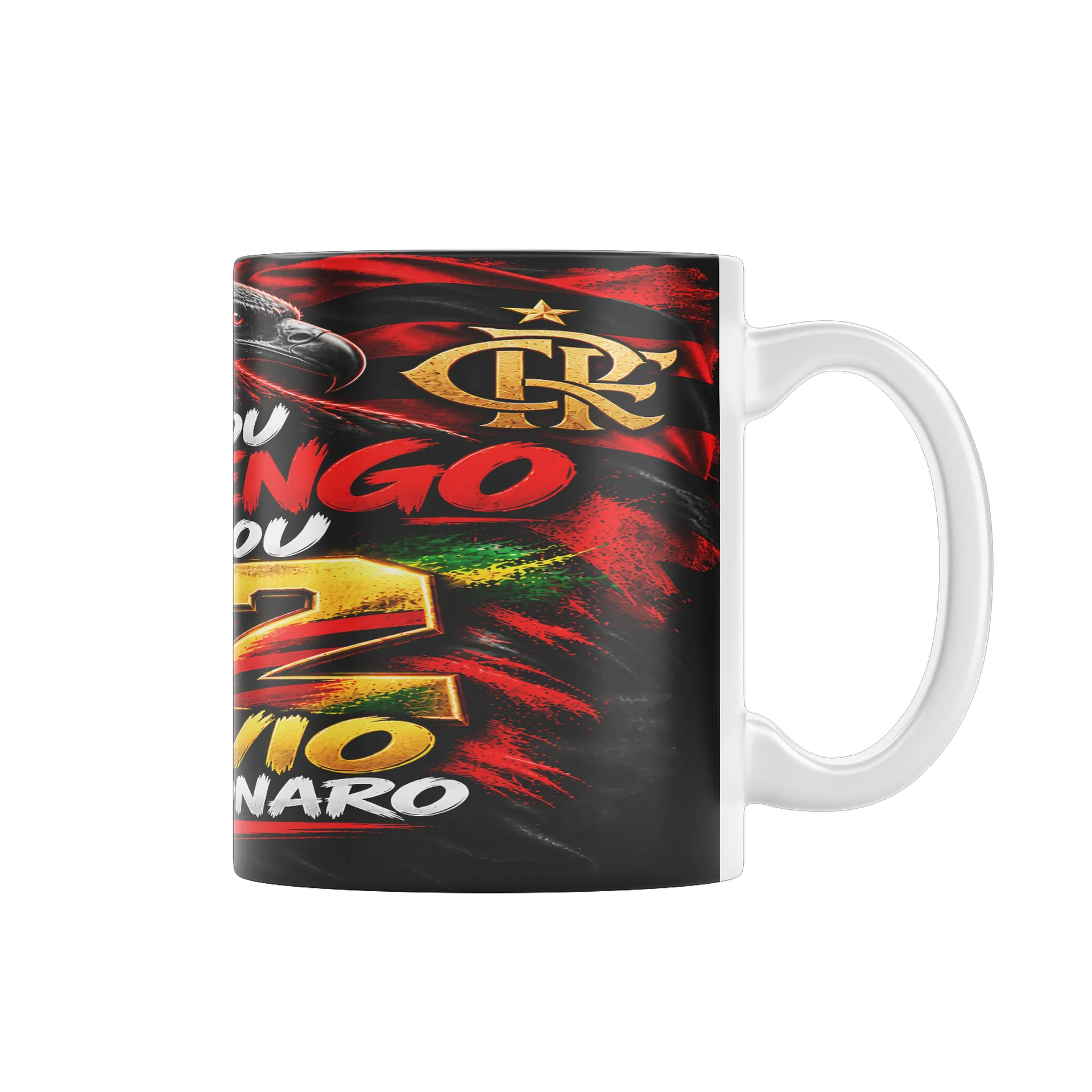Caneca Porcelana Eu Sou 22 325ml - Imagem 2