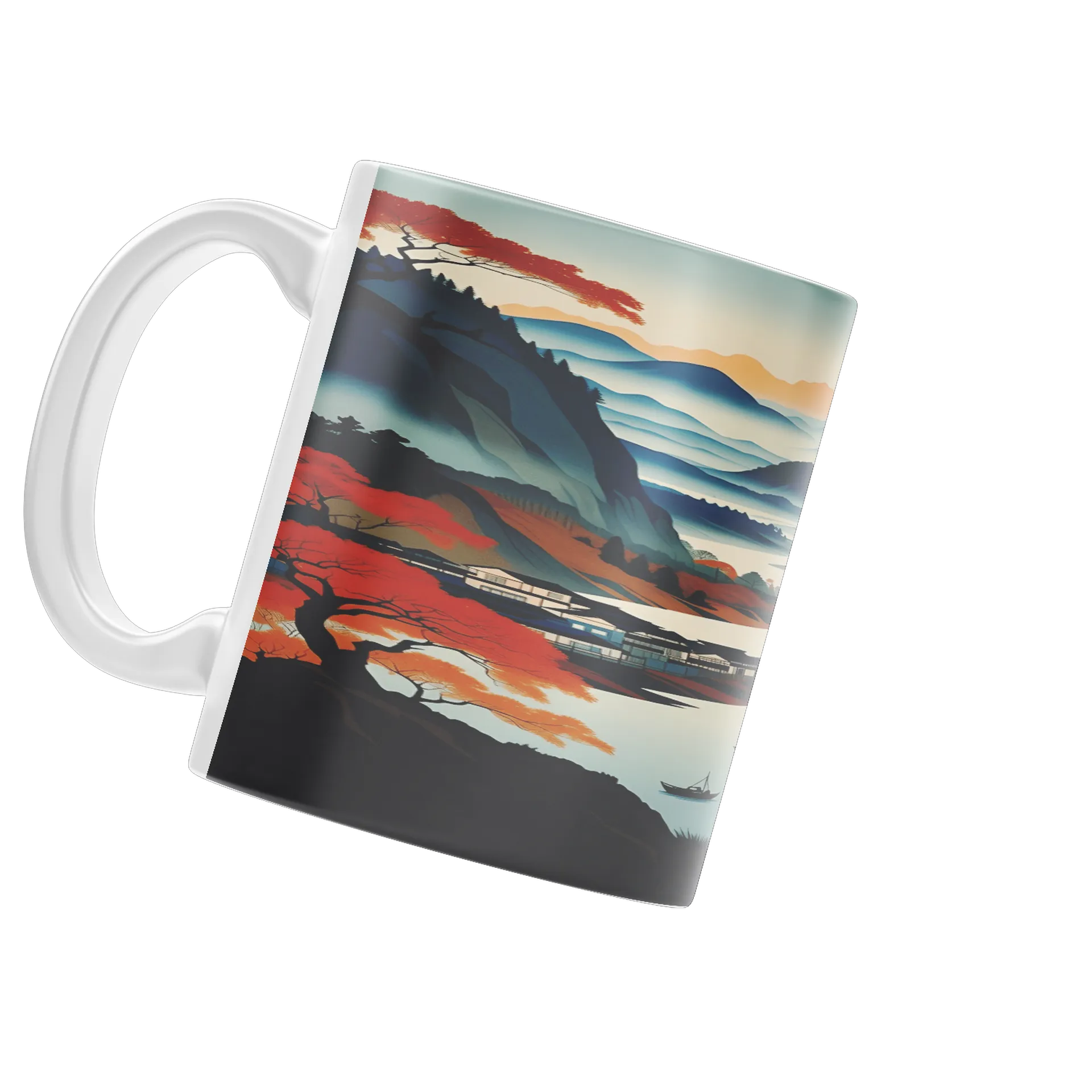 Caneca Ukiyo-e de Surinamy