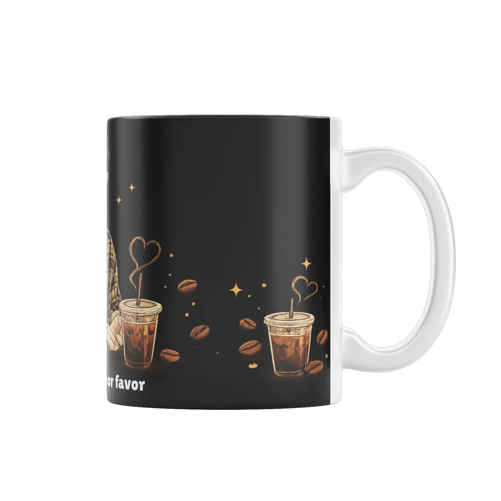 Caneca personalizada café com gela de Nina — imagem 1 de 4