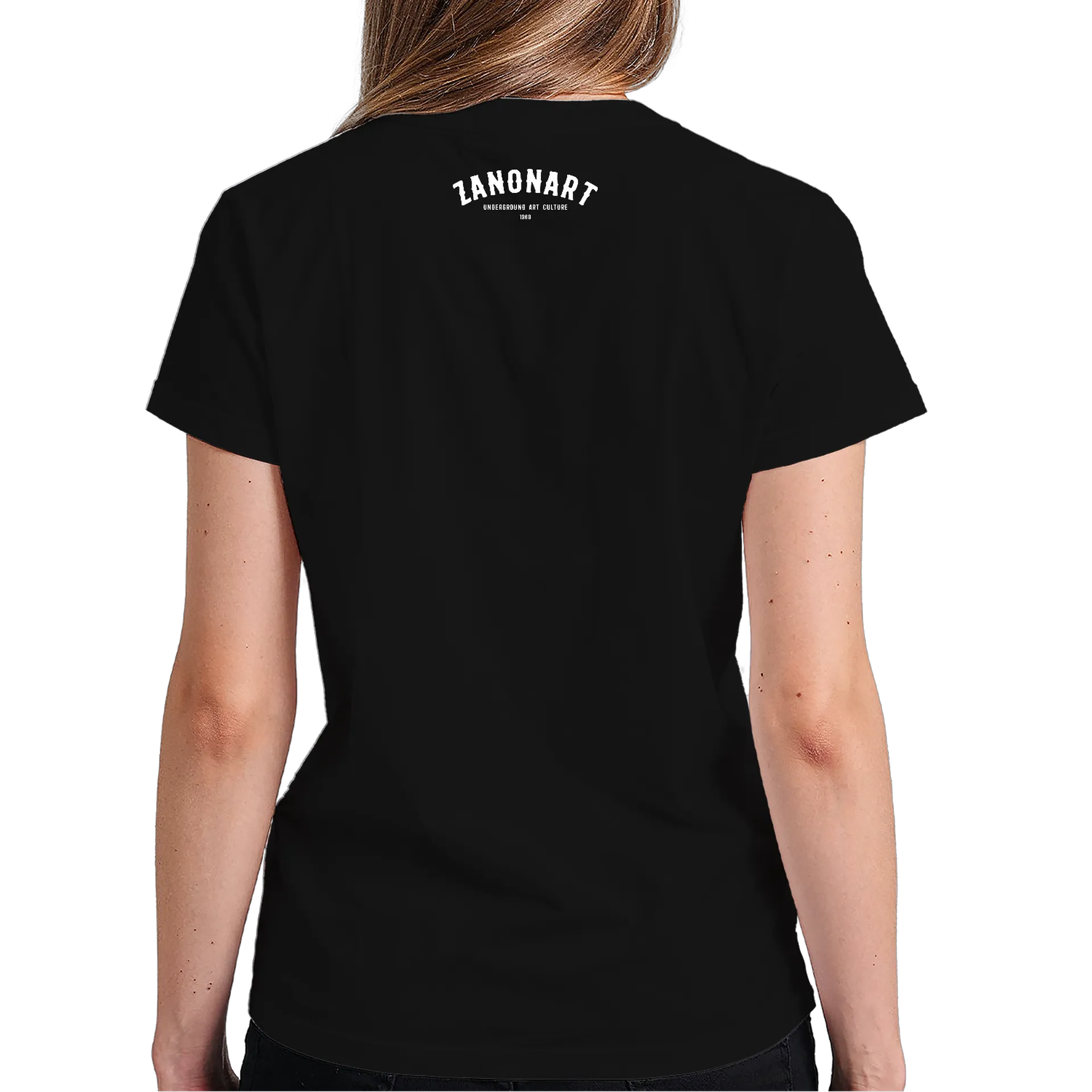 Camiseta Arte Underground 100% Algodão Preto - Imagem 6
