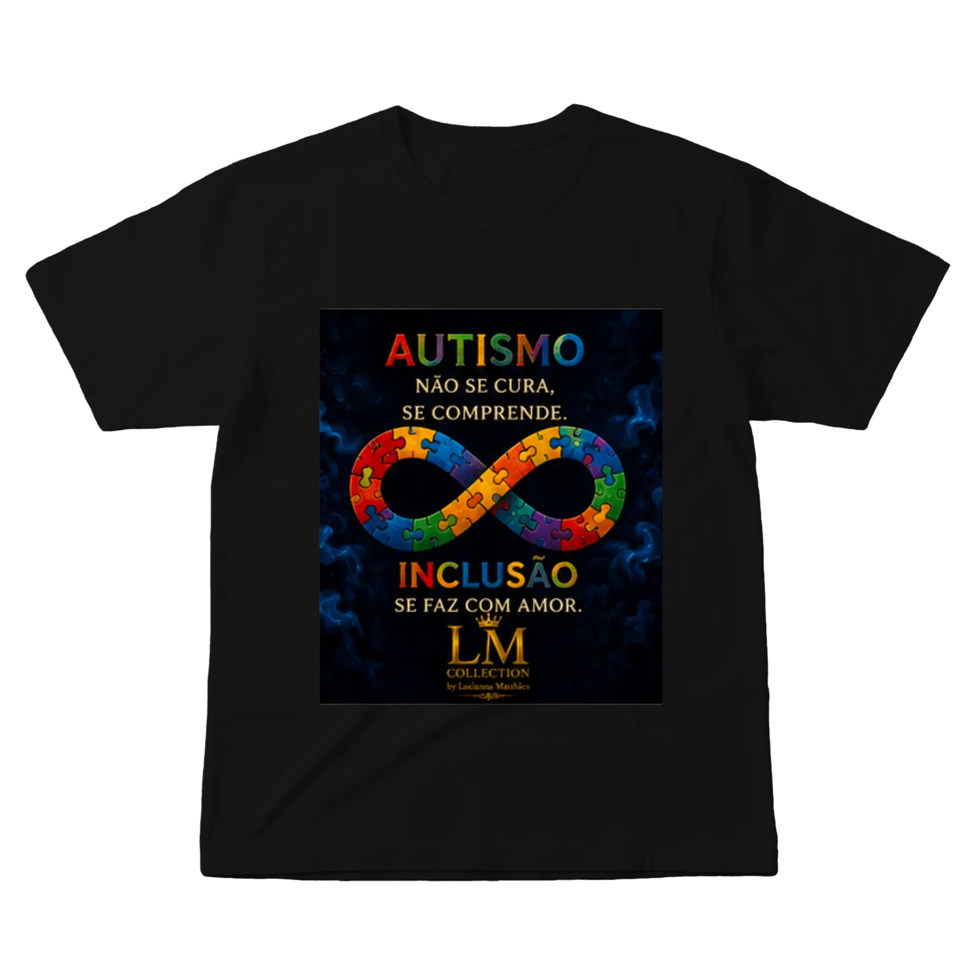 Camiseta Inclusão Autismo 100% Algodão - Imagem 1
