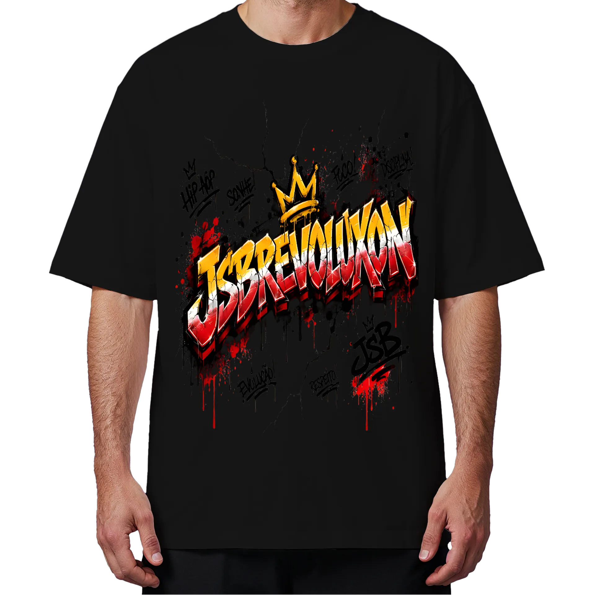 Camiseta jsbrevoluxon Oversized - Imagem 4